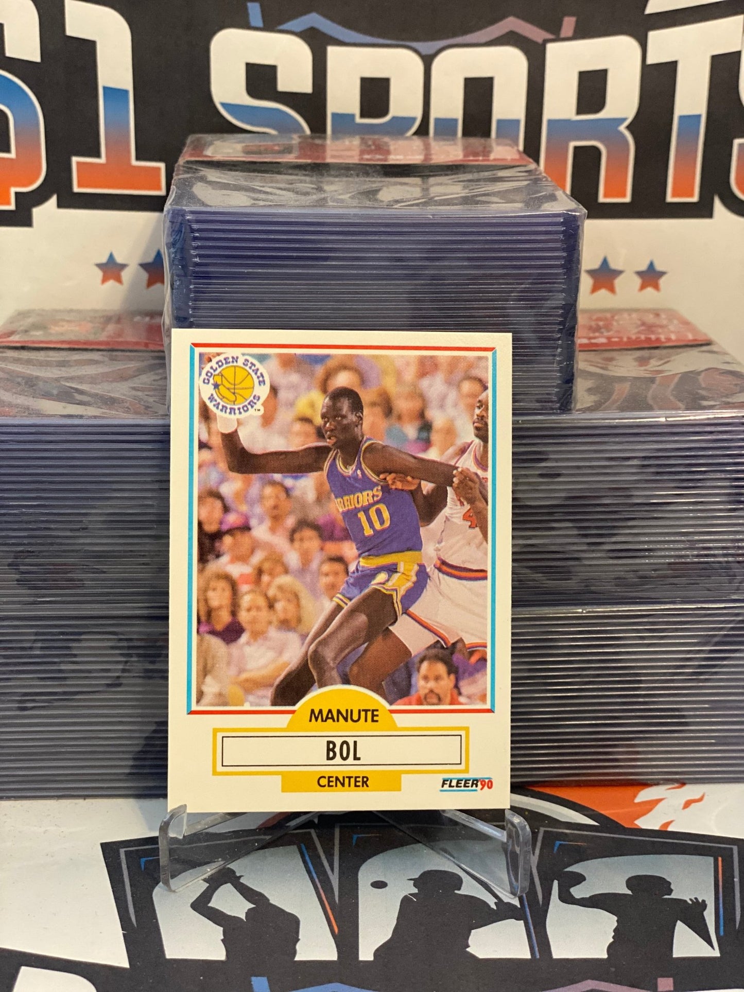 1990 Fleer Manute Bol Rookie #62