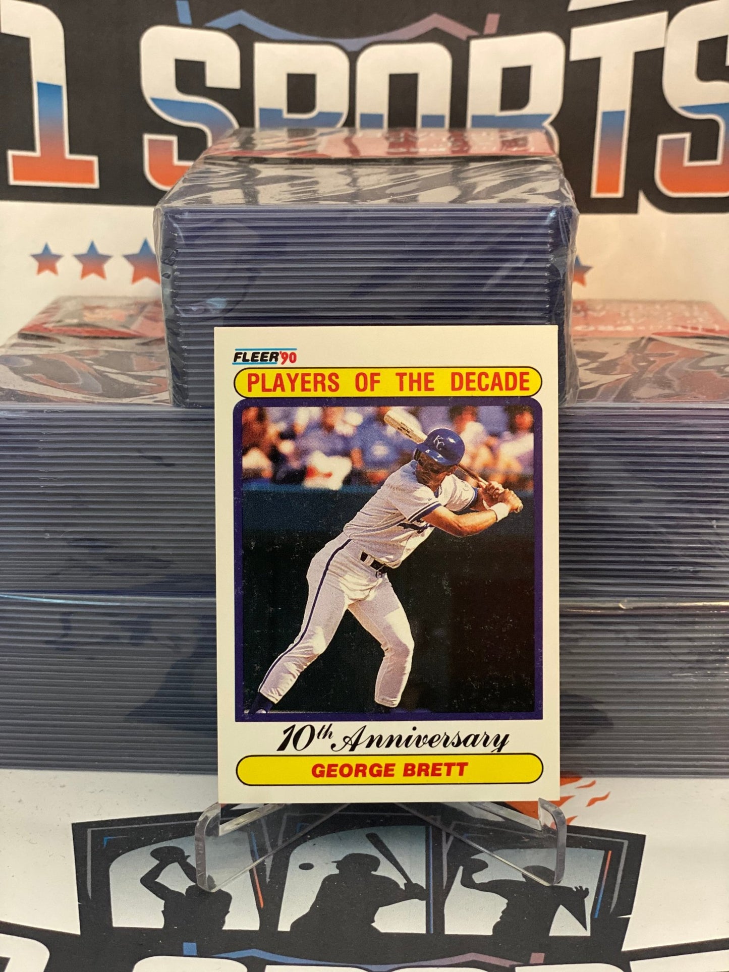 1990 Fleer (Players of the Decade) George Brett #621