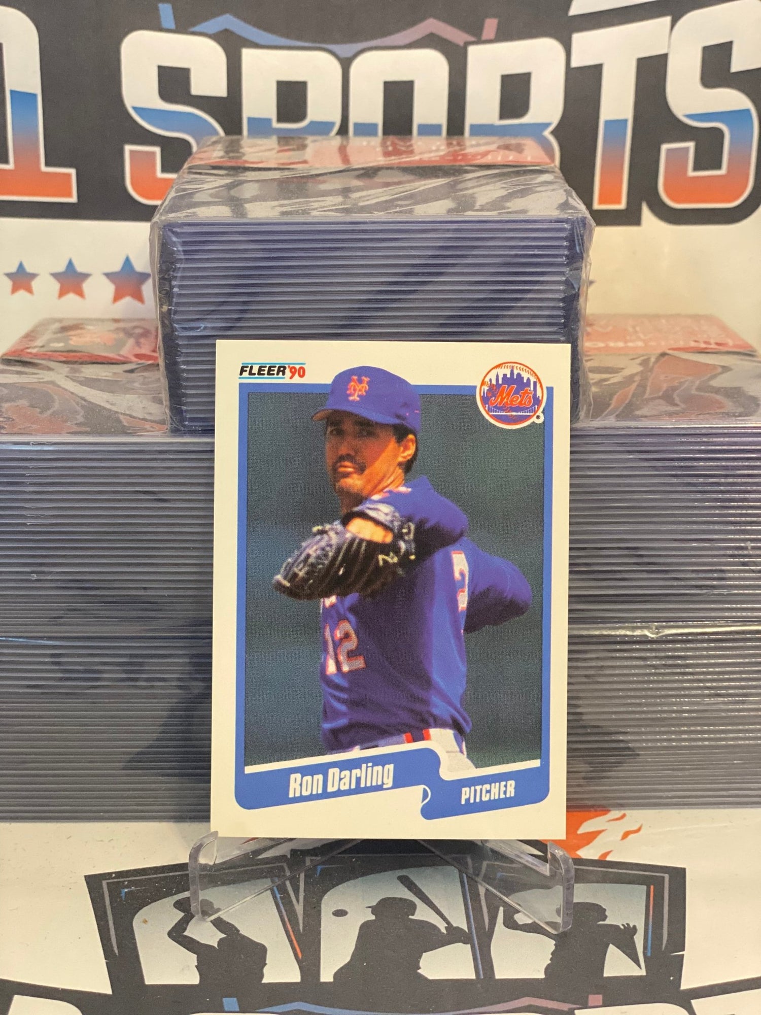 1990 Fleer Ron Darling #201