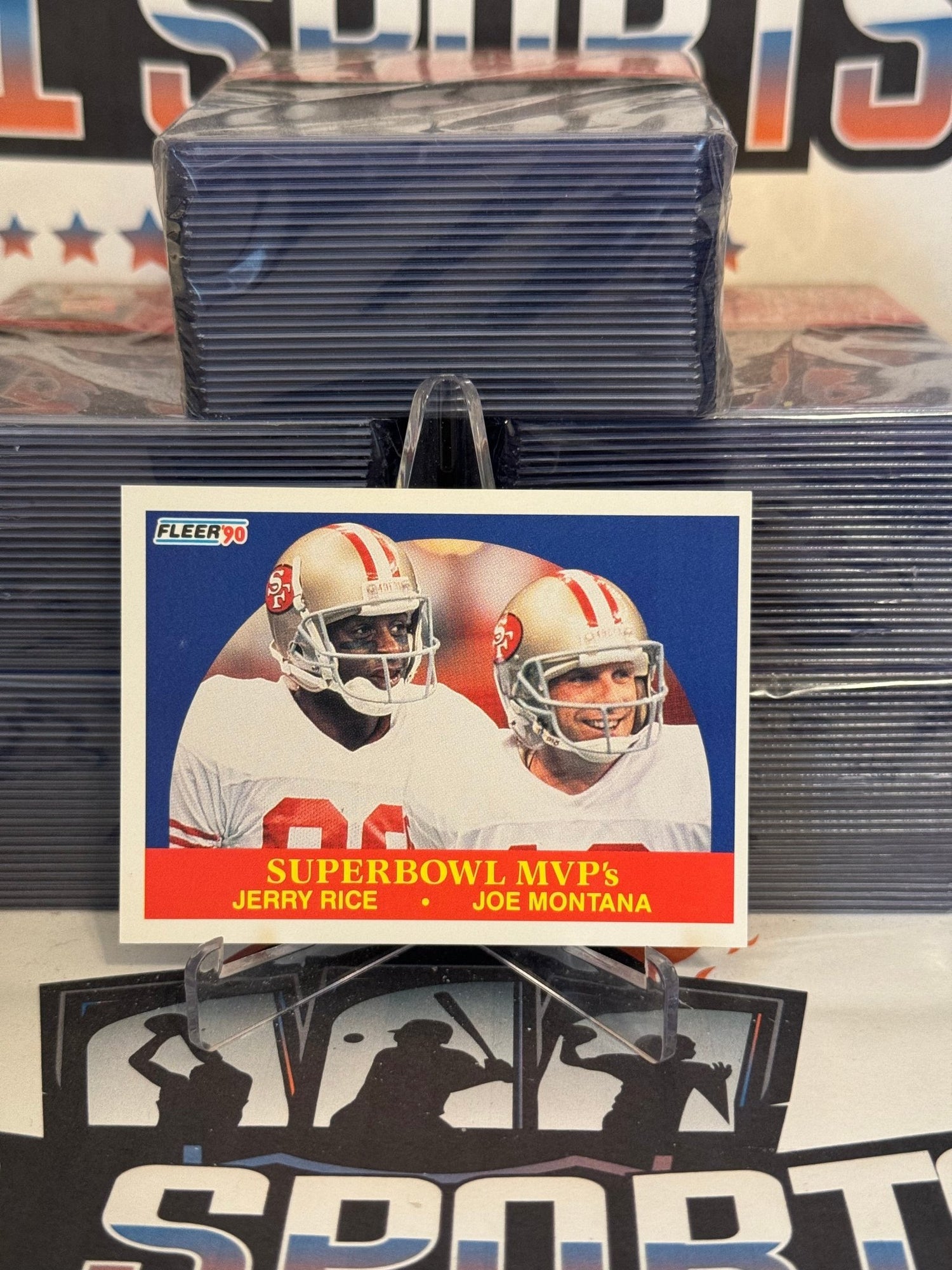 1990 Fleer (Super Bowl MVPs) Jerry Rice & Joe Montana #397