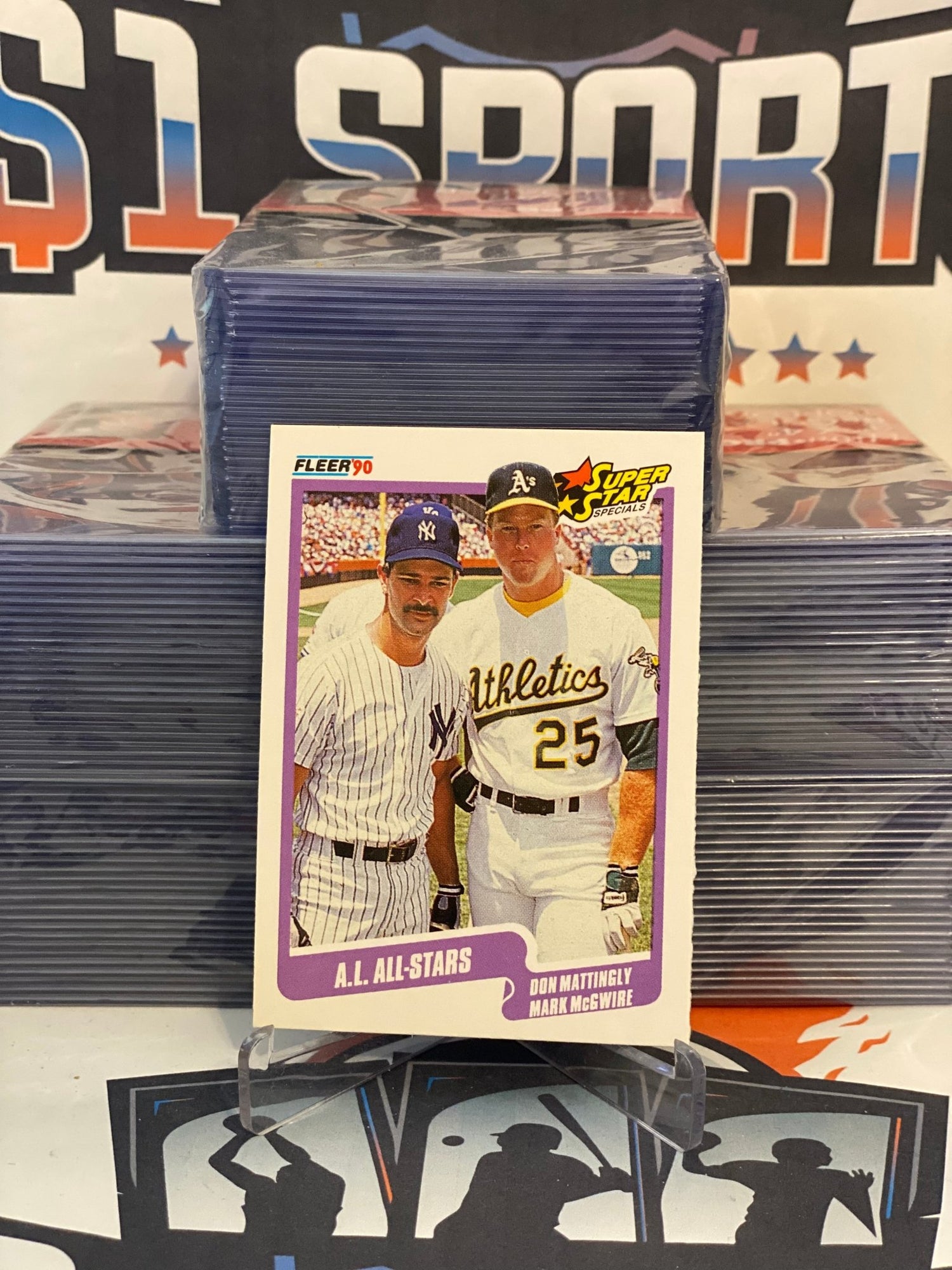 1990 Fleer (Super Star Specials) Mark McGwire & Don Mattingly #638