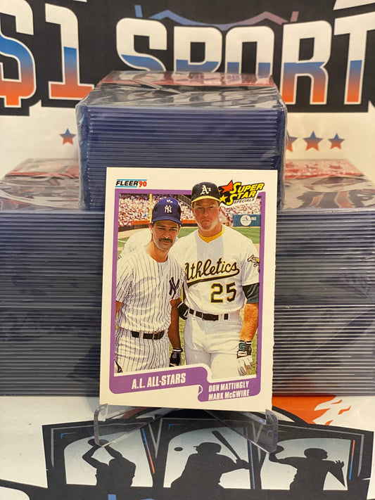 1990 Fleer (Super Star Specials) Mark McGwire & Don Mattingly #638
