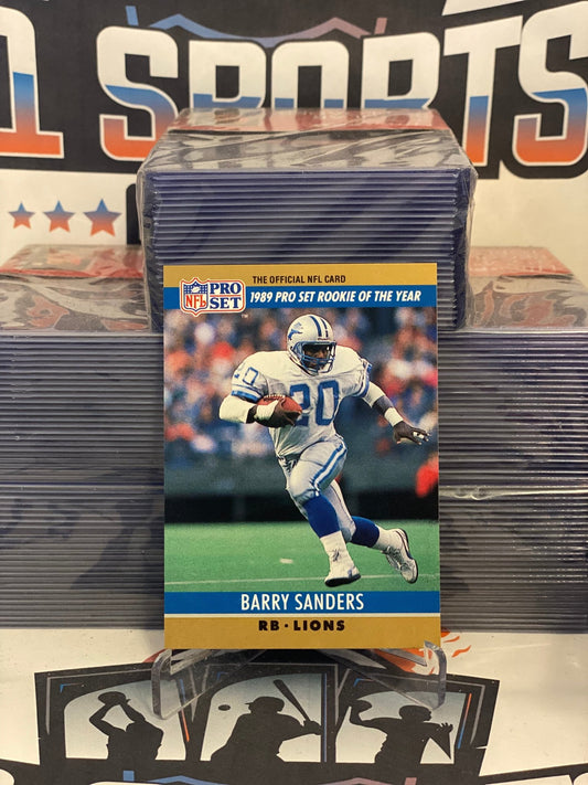 1990 Pro Set (Rookie of the Year) Barry Sanders #1