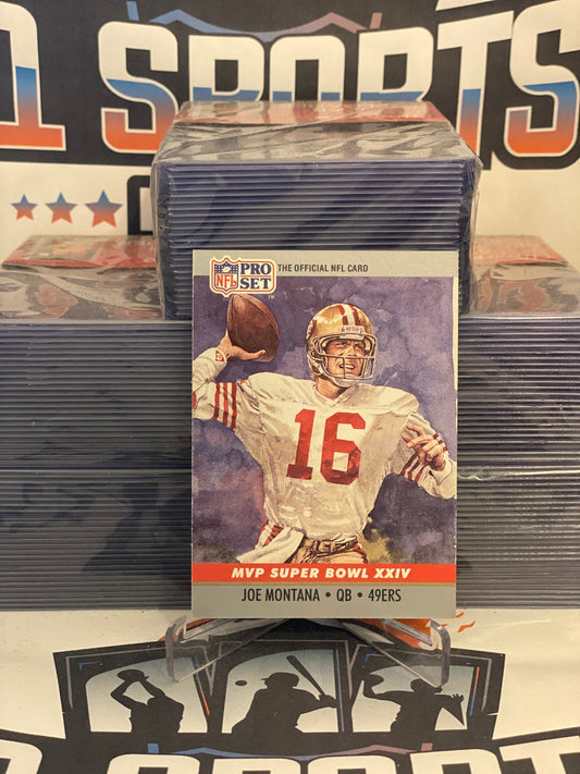 1990 Pro Set (Super Bowl MVP) Joe Montana #24
