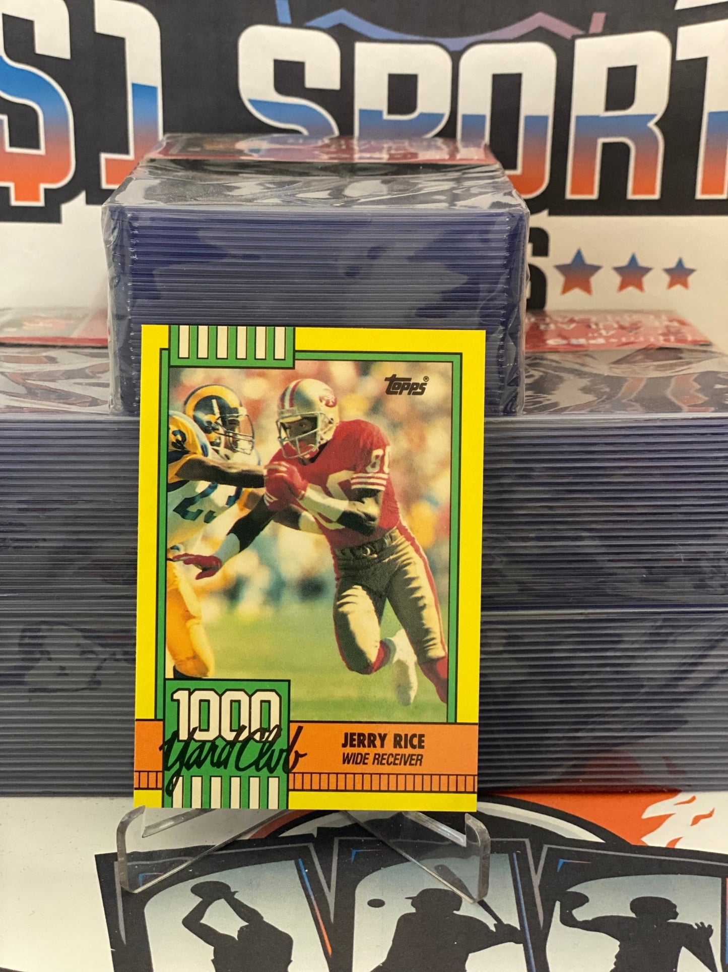 1990 Topps (1000 Yard Club) Jerry Rice #1