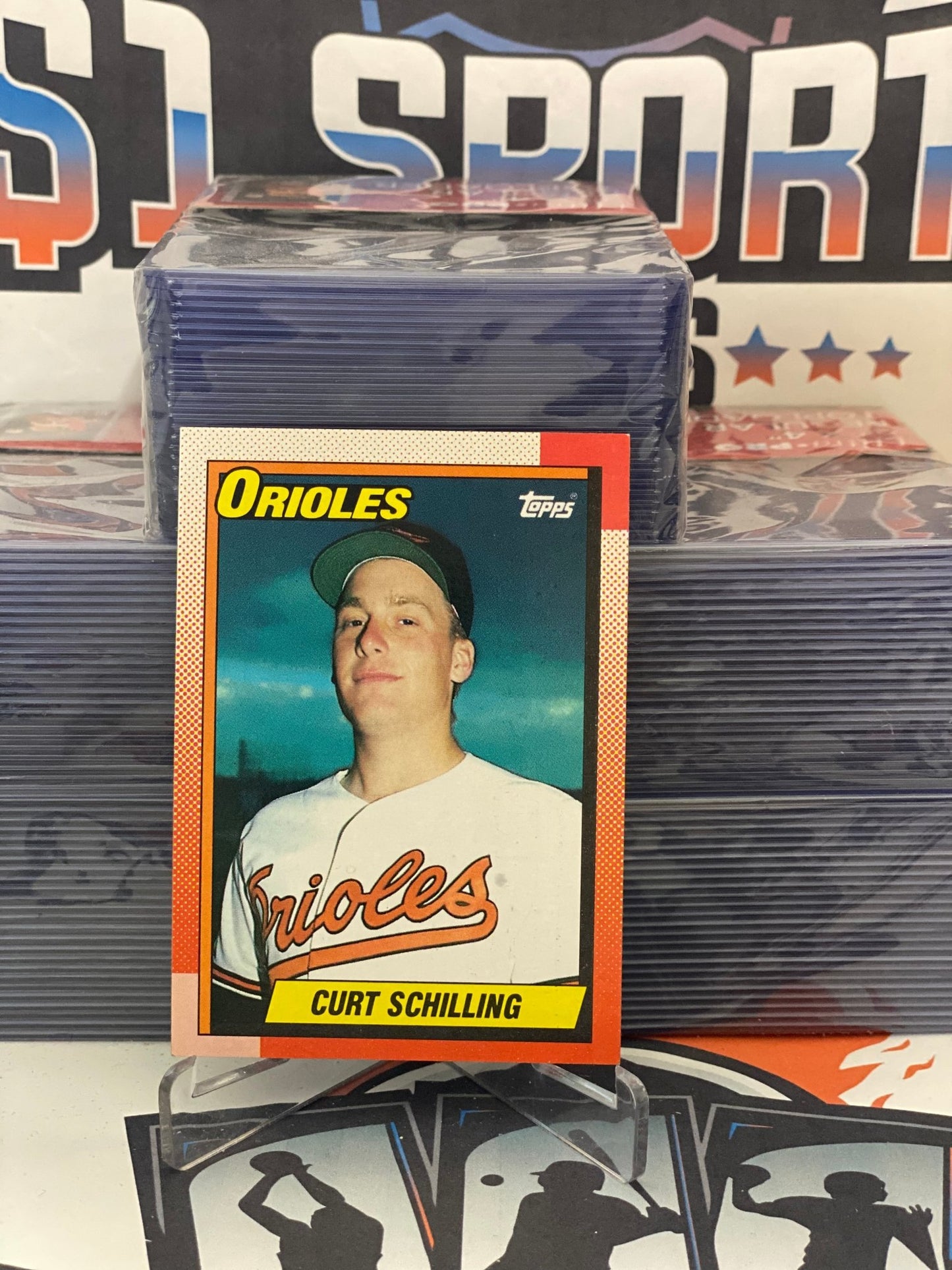 1990 Topps (2nd Year) Curt Schilling #97