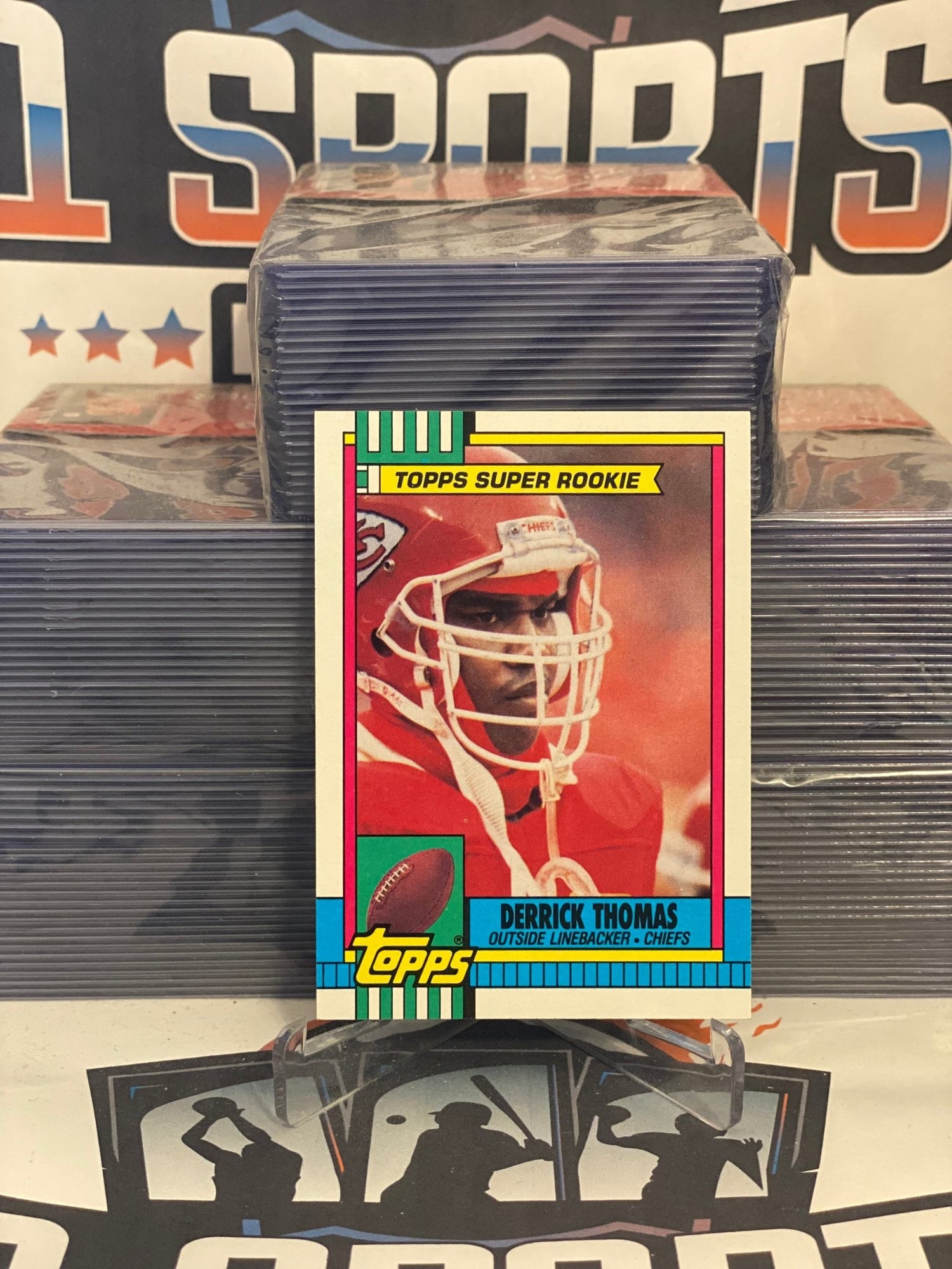 1990 Topps Derrick Thomas Rookie #248