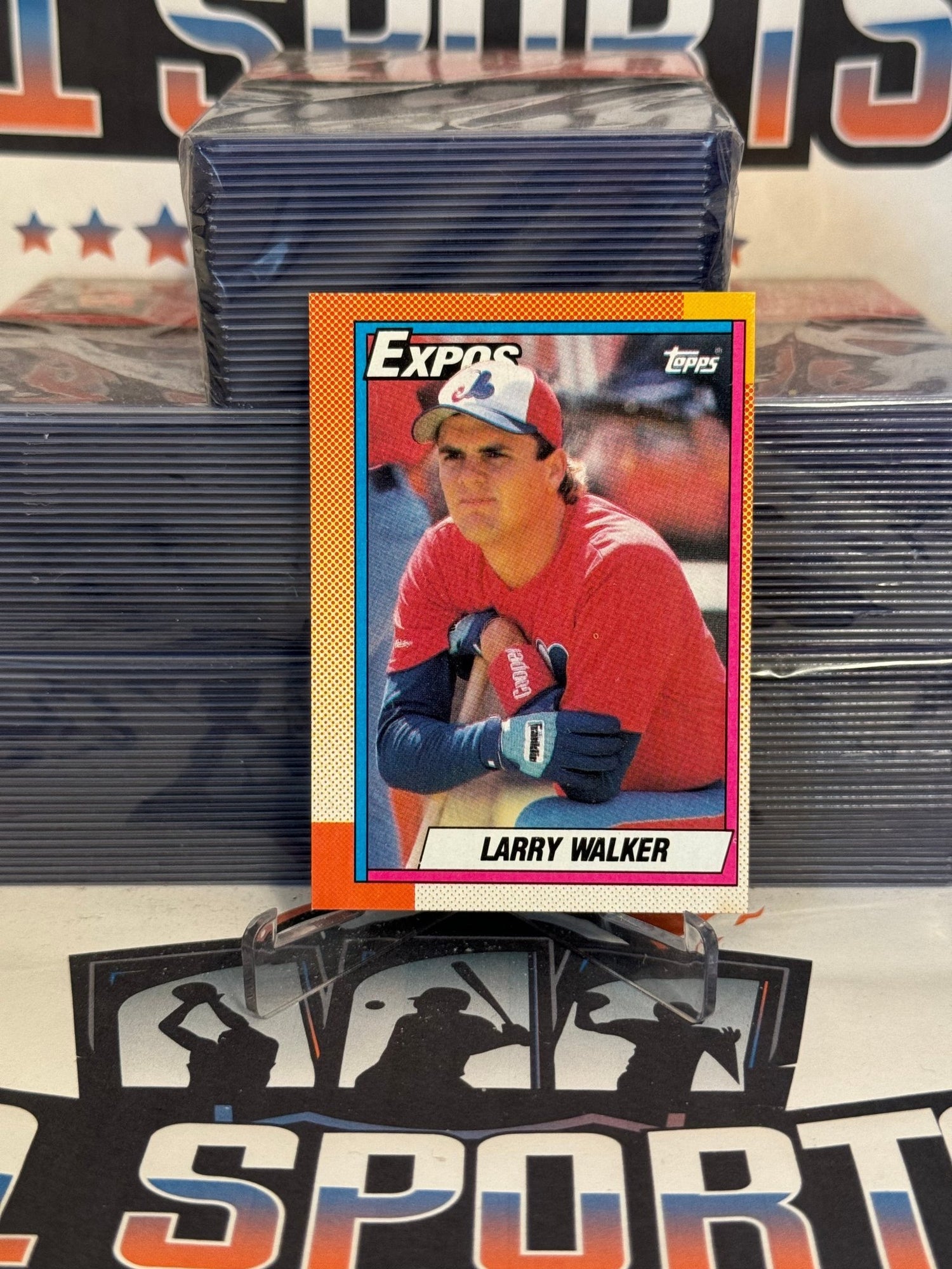 1990 Topps Larry Walker Rookie #757