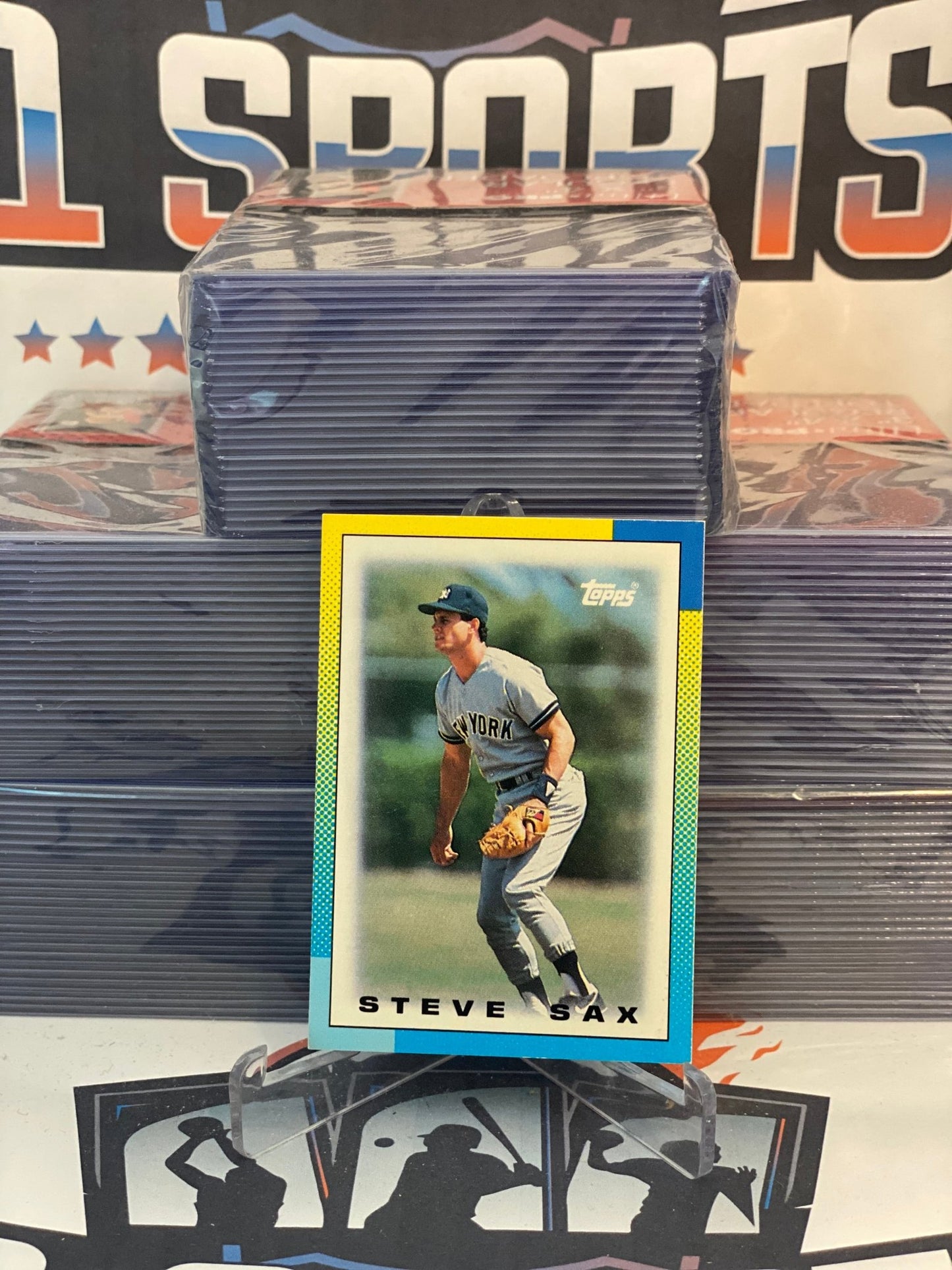 1990 Topps (Mini) Steve Sax #25