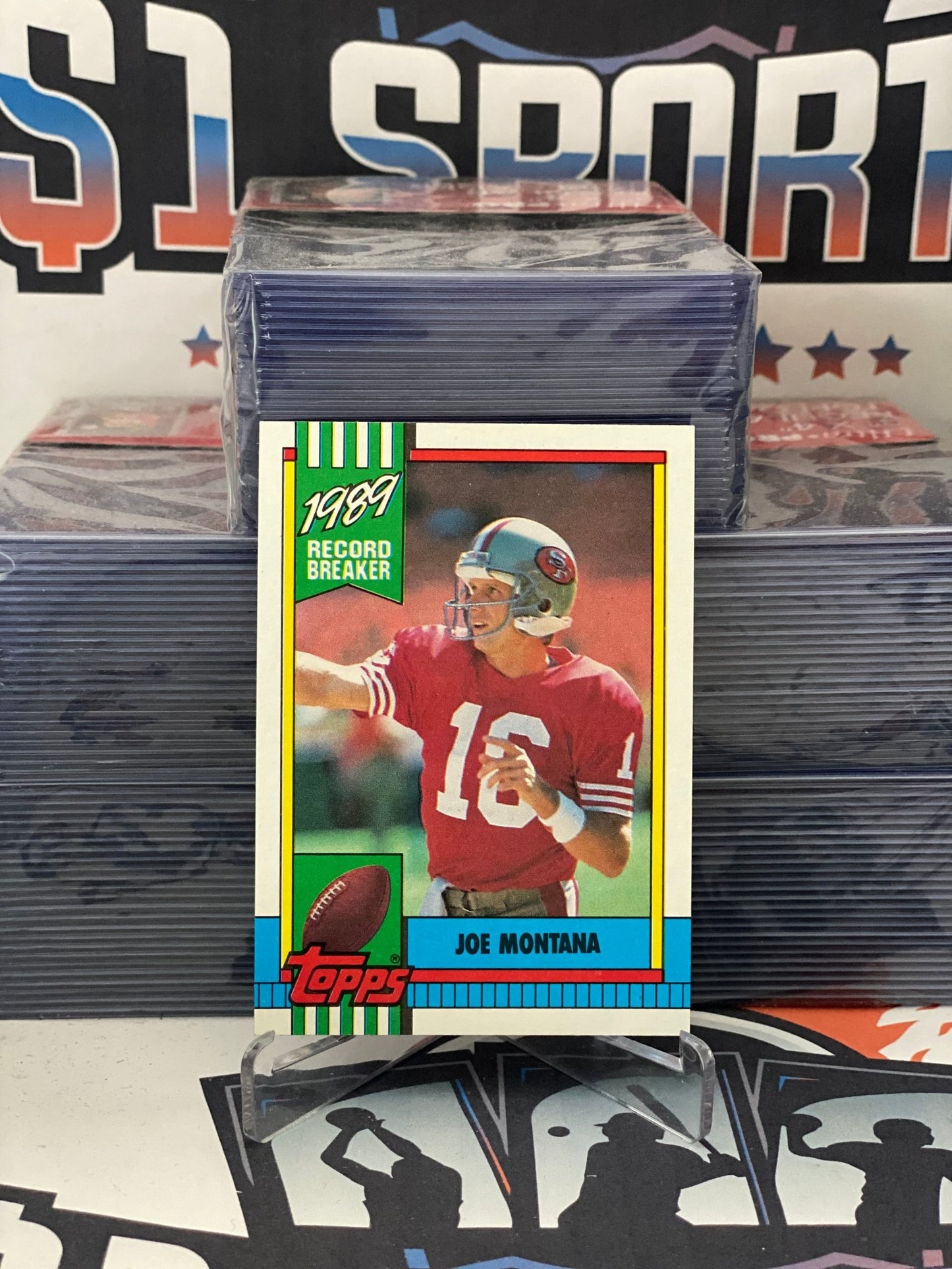 1990 Topps (Record Breaker) Joe Montana #1