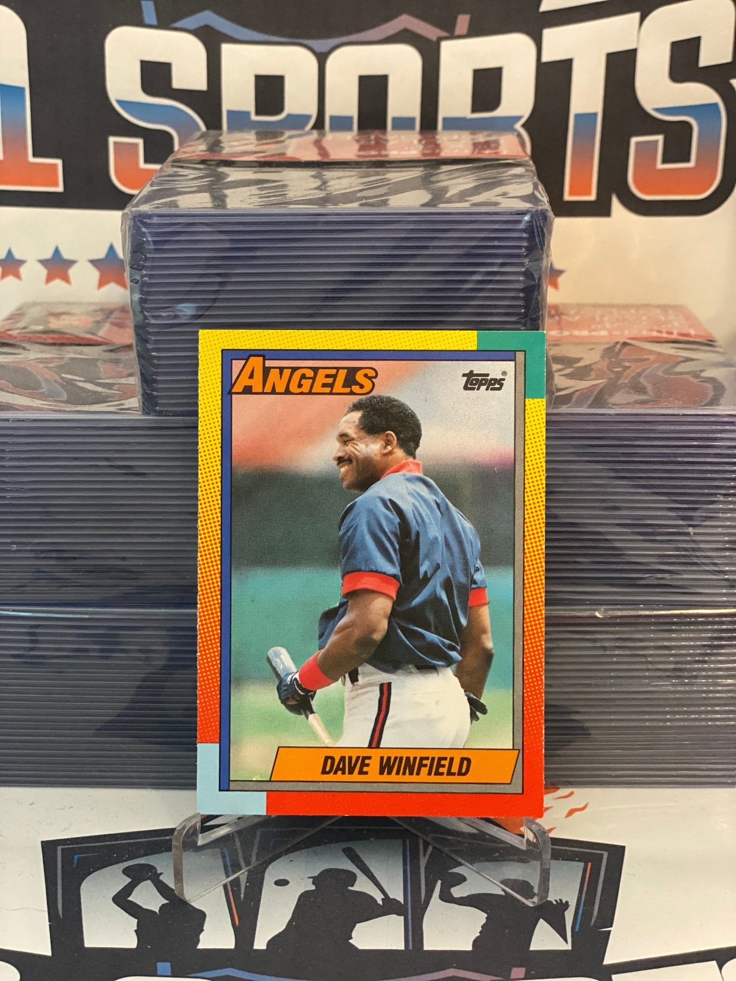 1990 Topps Traded (Angels Debut) Dave Winfield #130T