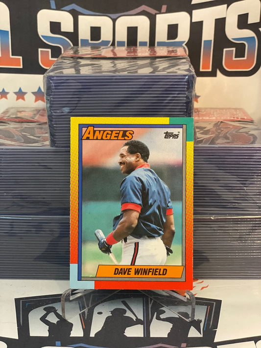 1990 Topps Traded (Angels Debut) Dave Winfield #130T