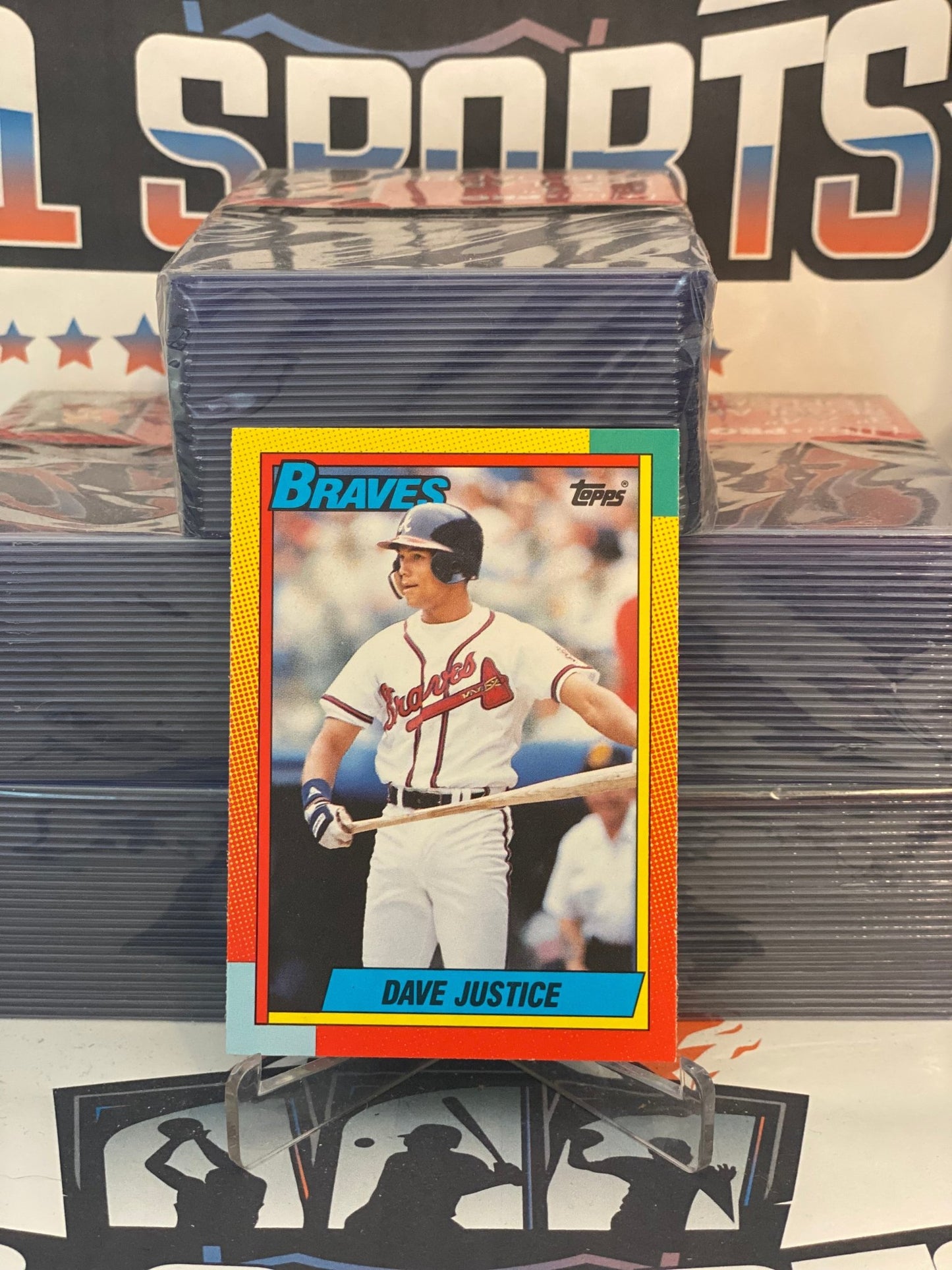 1990 Topps Traded David Justice Rookie #48T