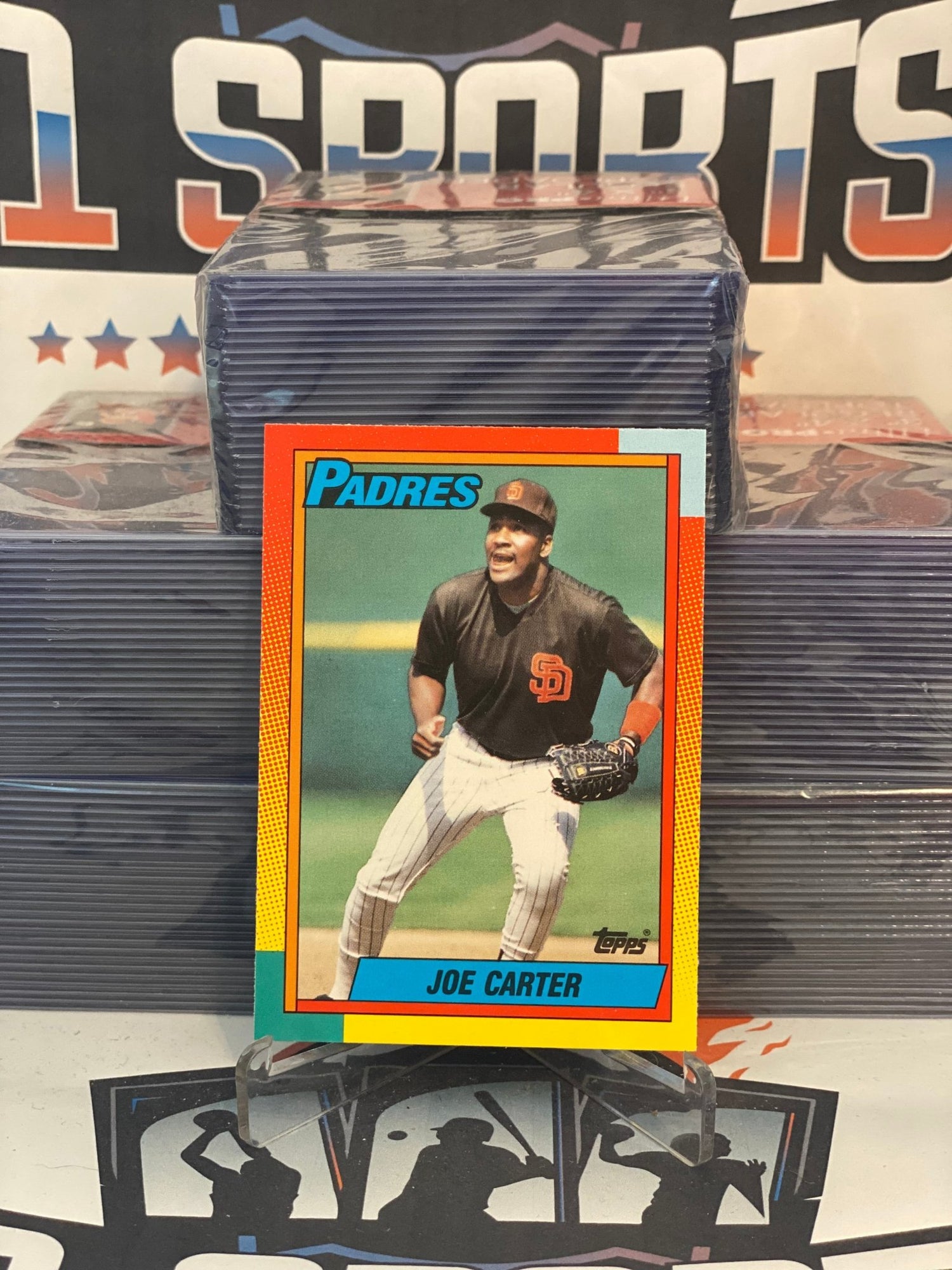 1990 Topps Traded (Padres Debut) Joe Carter #20T