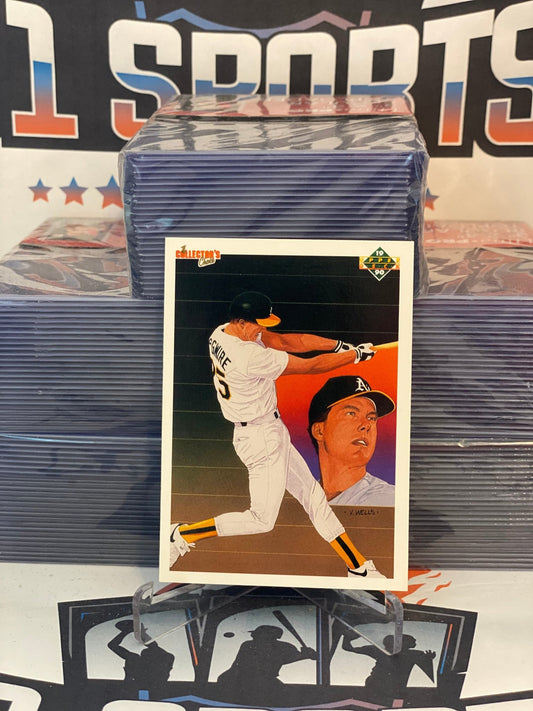 1990 Upper Deck (Athletics Checklist) Mark McGwire #36