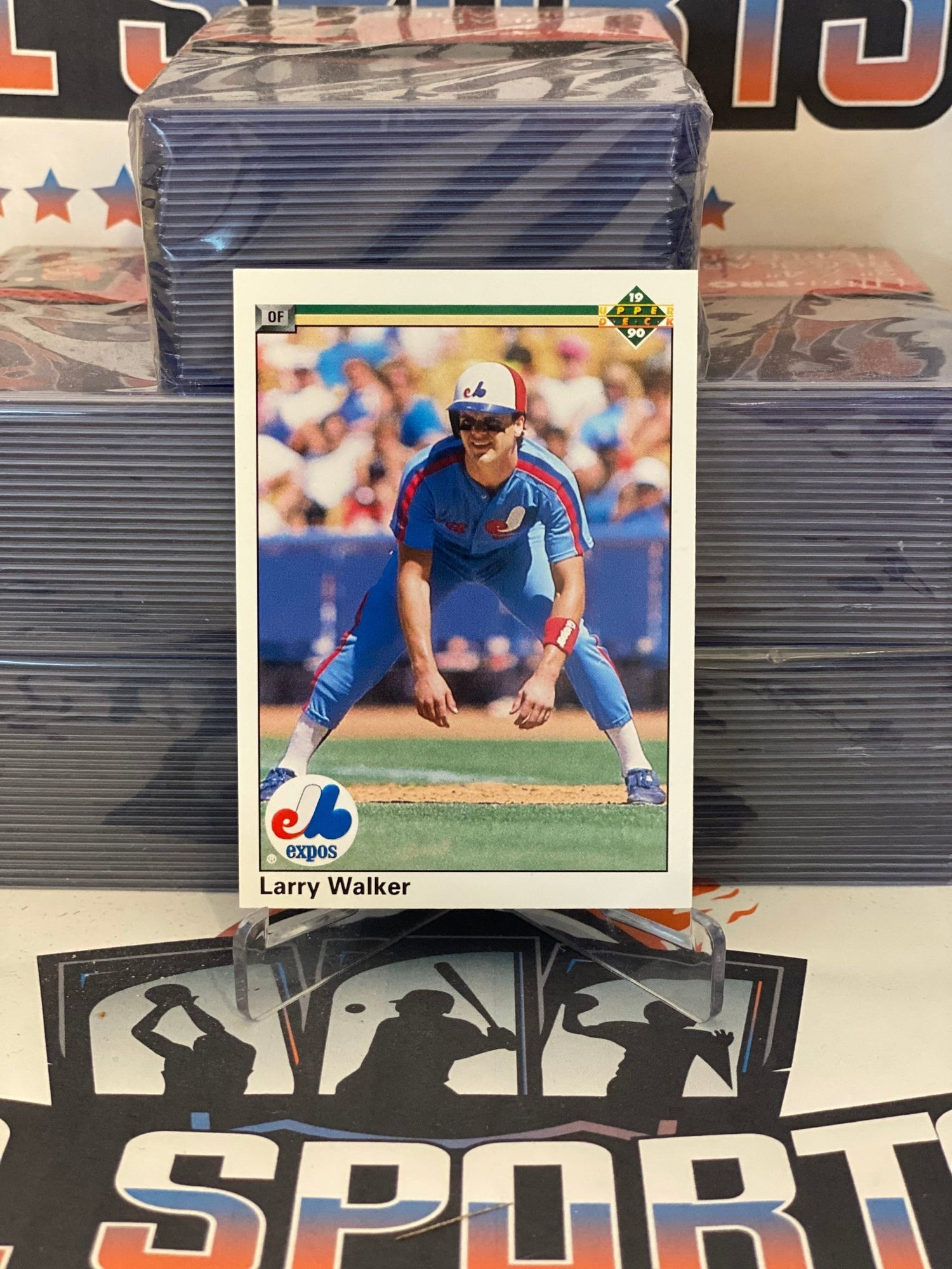 1990 Upper Deck Larry Walker Rookie #466