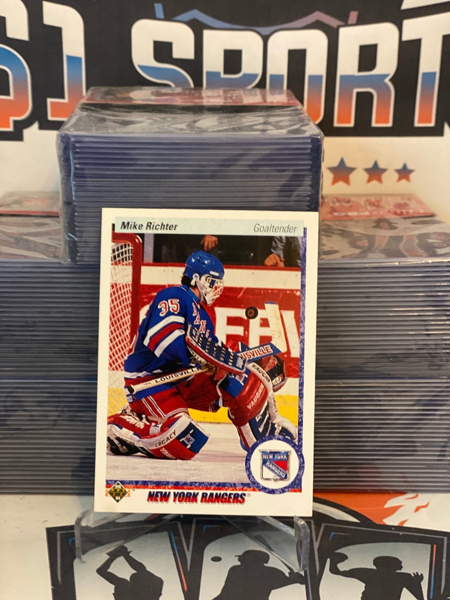 1990 Upper Deck Mike Richter Rookie #32