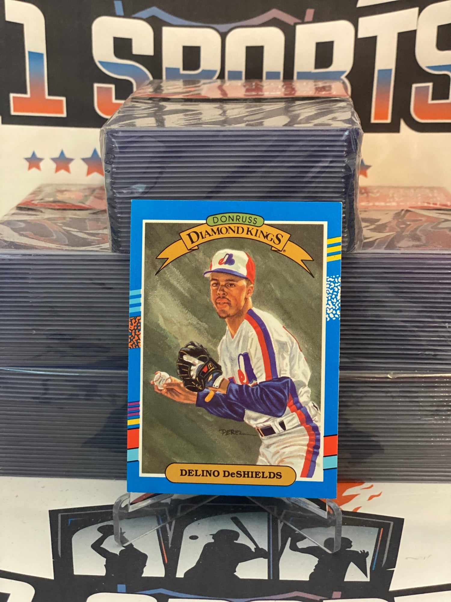 1991 Donruss (Diamond Kings) Delino DeShields #11