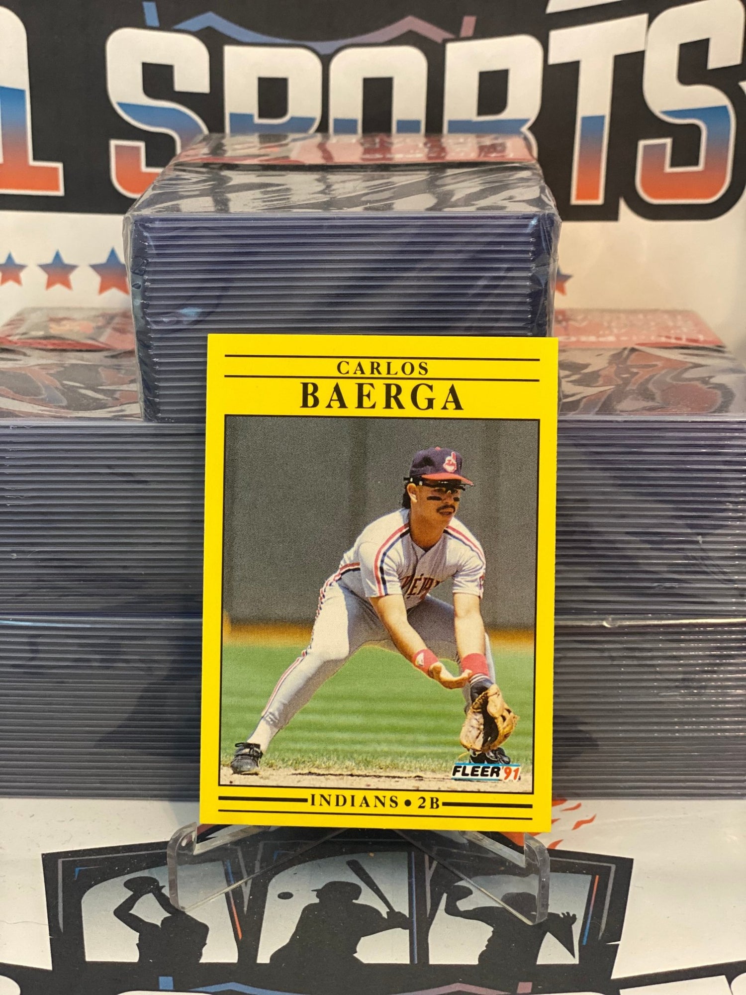 1991 Fleer (2nd Year) Carlos Baerga #360