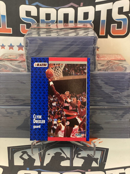 1991 Fleer Clyde Drexler #168