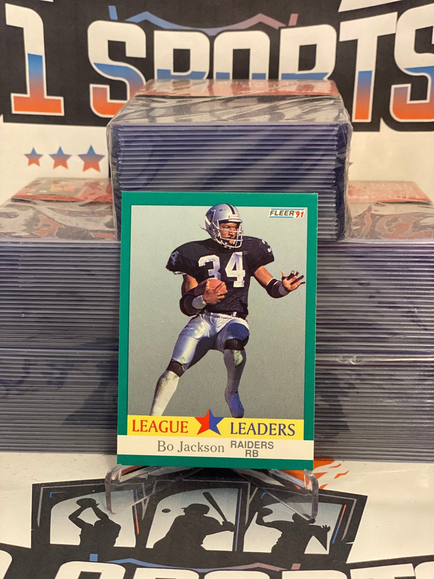 1991 Fleer (League Leaders) Bo Jackson #416