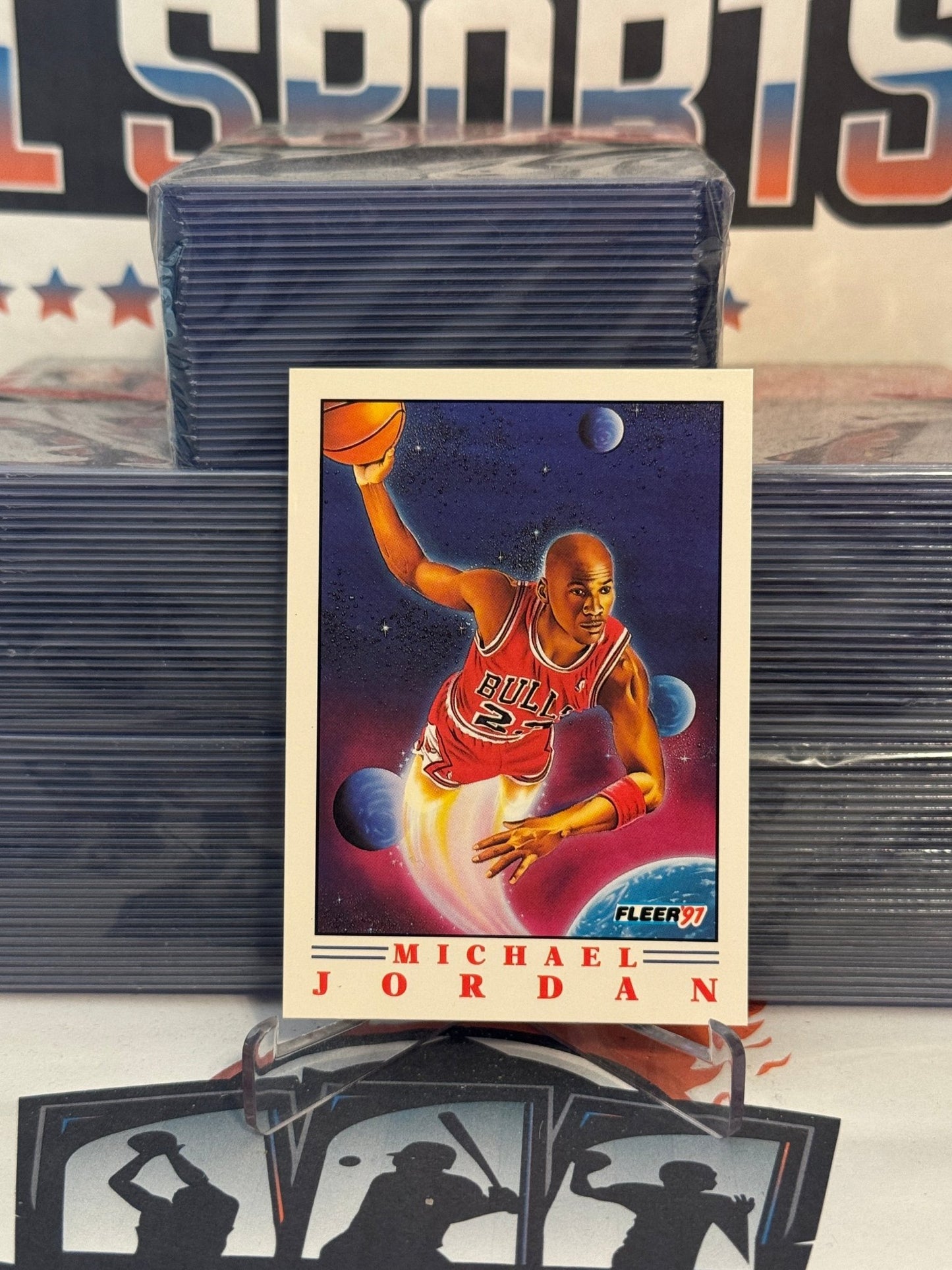 1991 Fleer (Pro-Vision) Michael Jordan #2