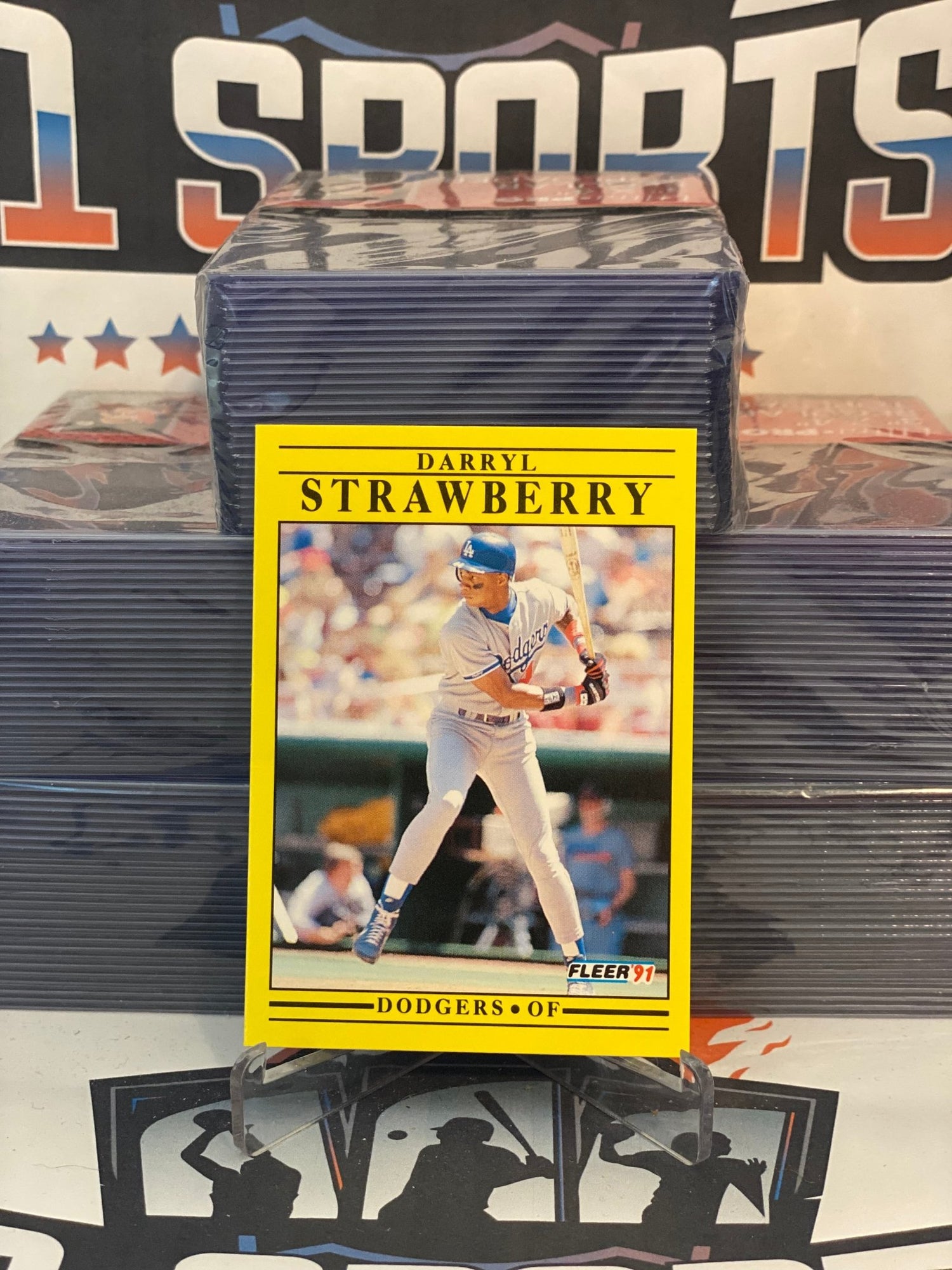 1991 Fleer Update (Dodgers Debut) Darryl Strawberry #U-96
