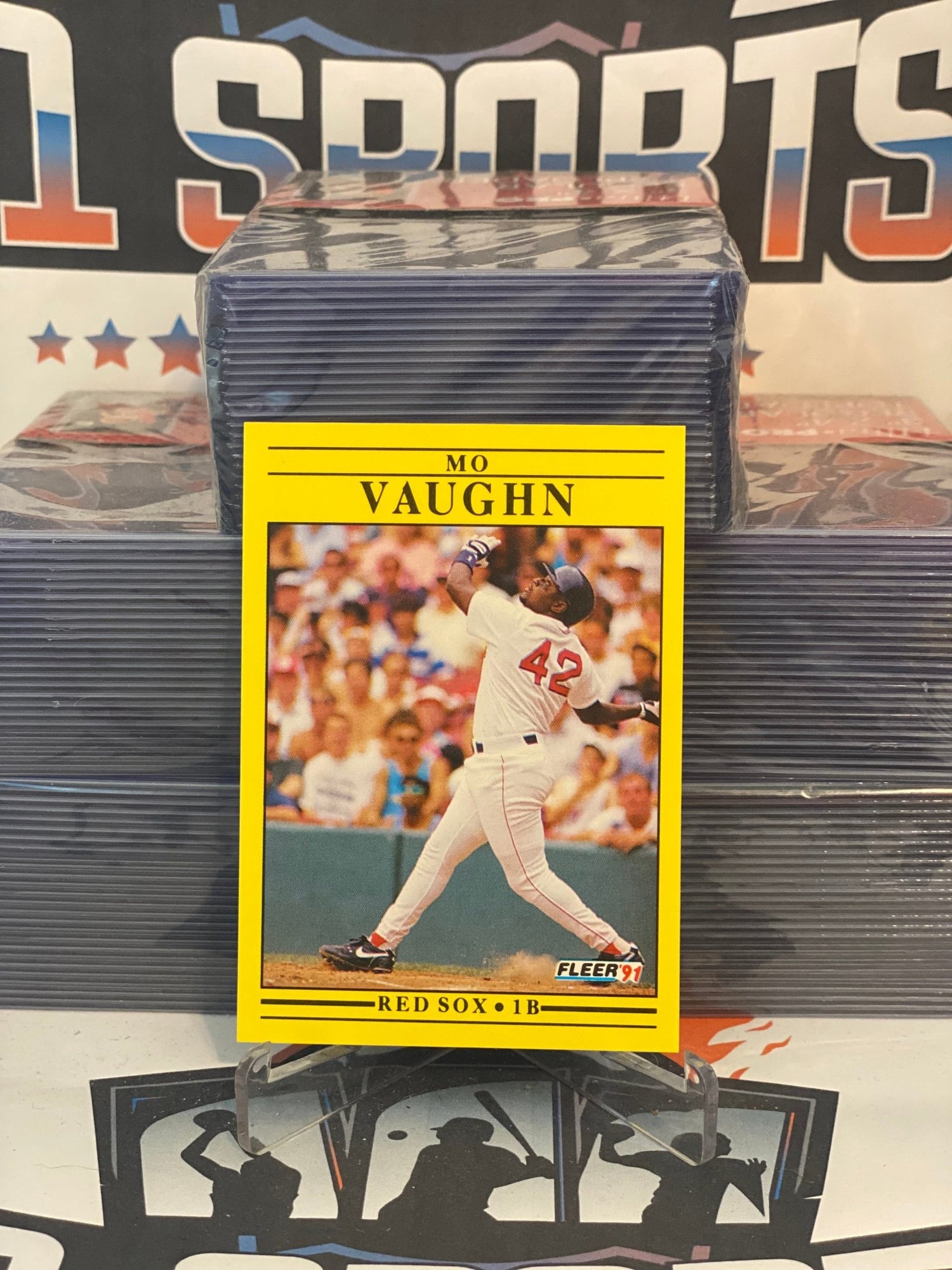 1991 Fleer Update Mo Vaughn Baseball Card #U-7 Mint FREE SHIPPING