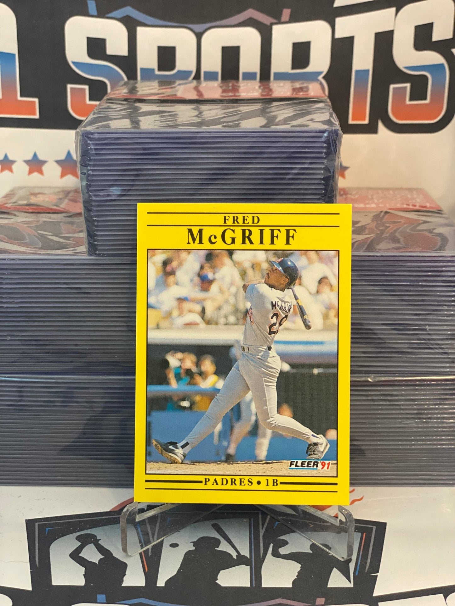 1991 Fleer Update (Padres Debut) Fred McGriff #U-125