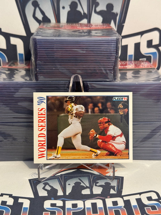 1991 Fleer (World Series) Rickey Henderson #4