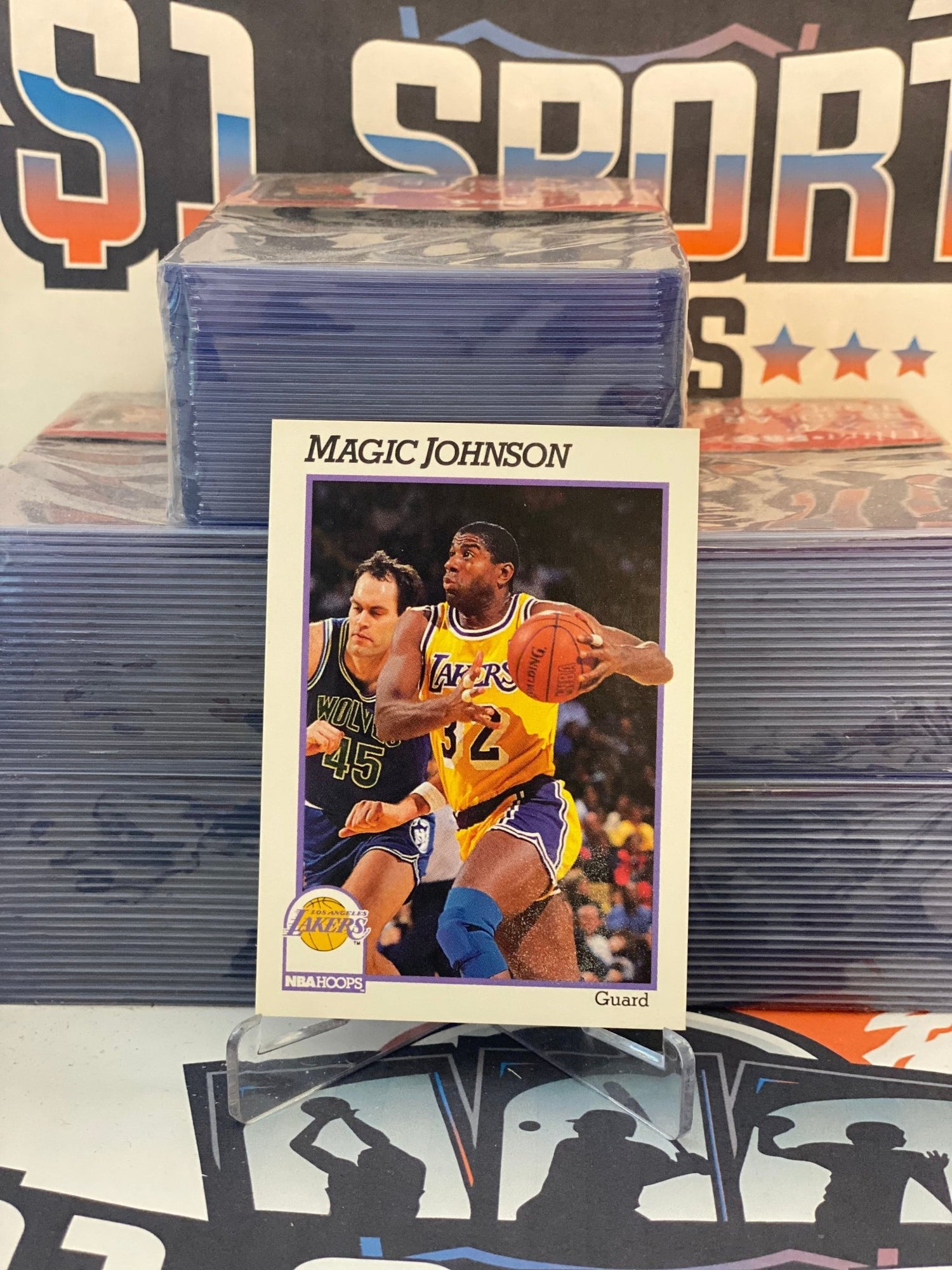 1991 NBA Hoops Magic Johnson #101