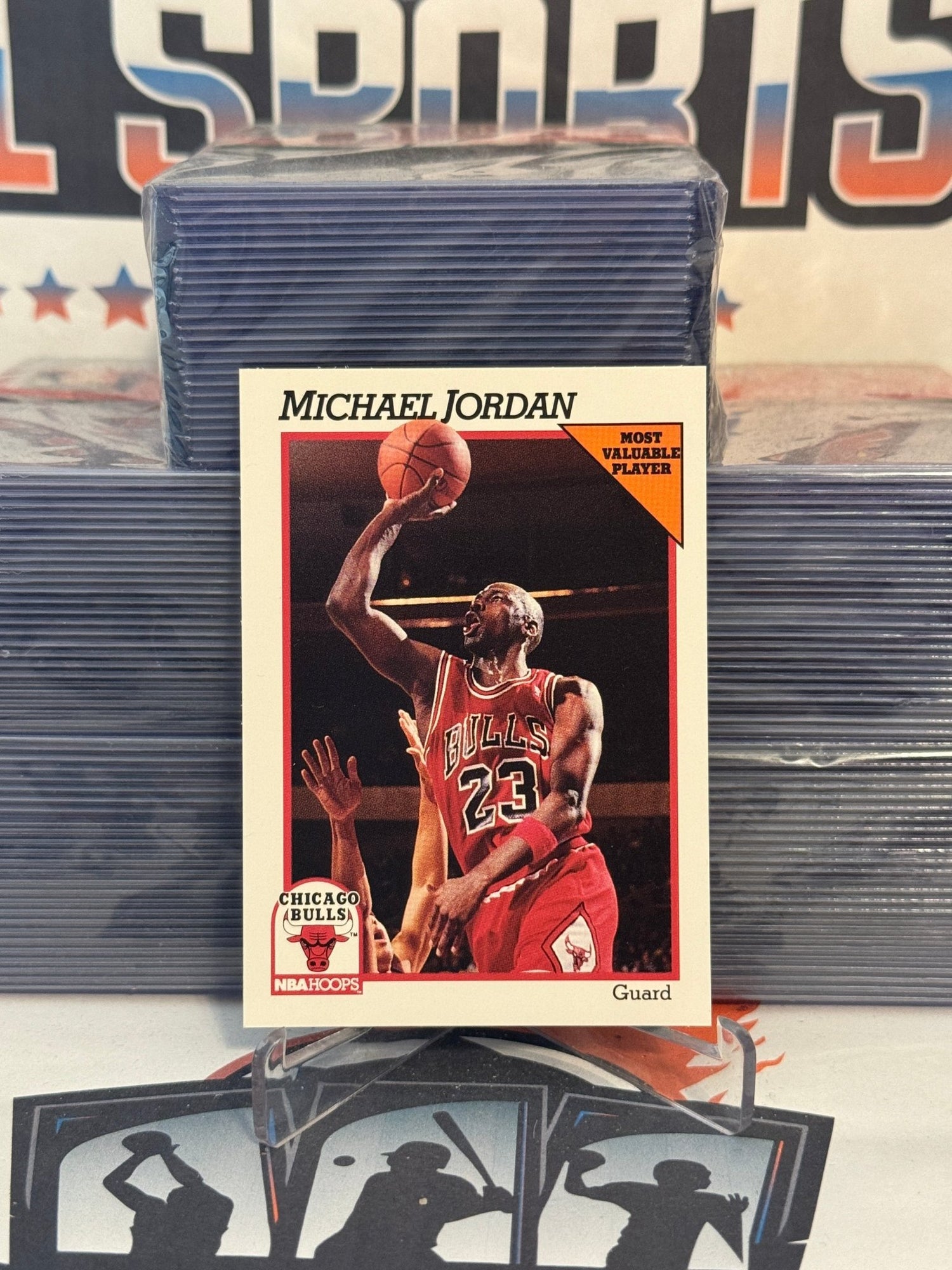 1991 NBA Hoops (MVP) Michael Jordan #30 – $1 Sports Cards