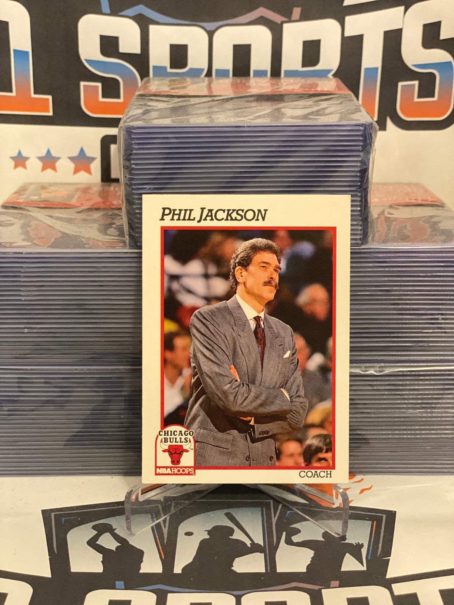 1991 NBA Hoops Phil Jackson #224