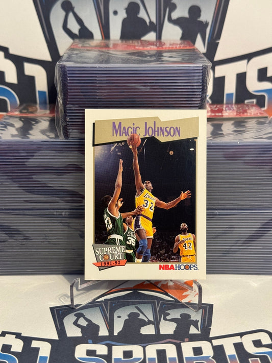 1991 NBA Hoops (Supreme Court) Magic Johnson #473