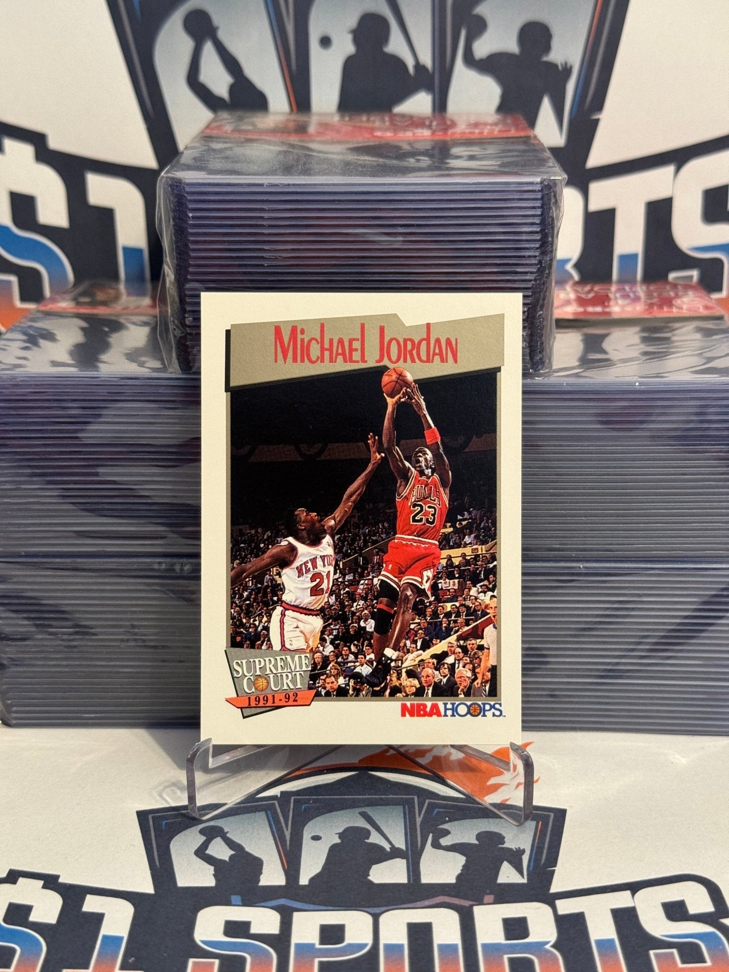 1991 NBA Hoops (Supreme Court) Michael Jordan #455