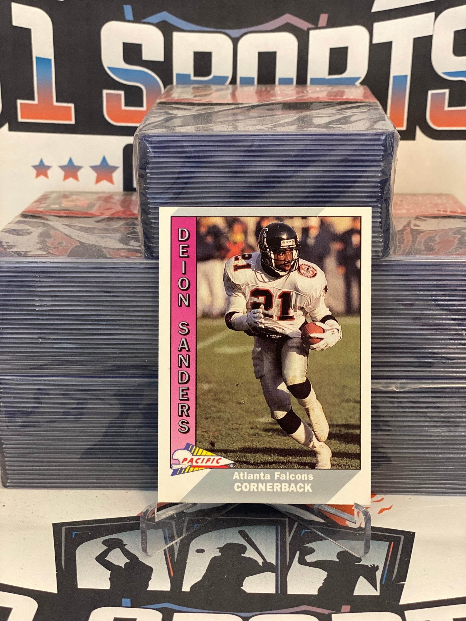 1991 Pacific Deion Sanders #1 – $1 Sports Cards