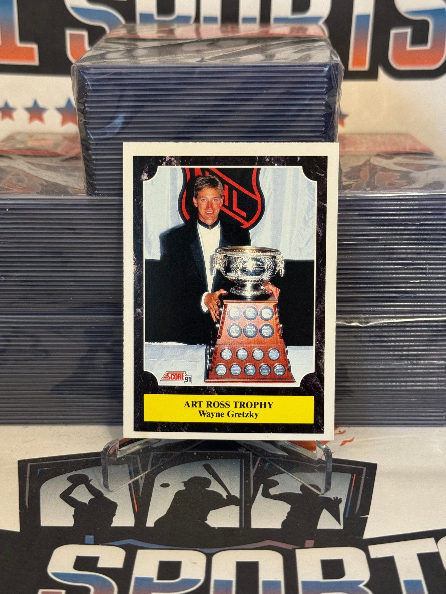 1991 Score (Bi-Lingual, Award Winner) Wayne Gretzky #317