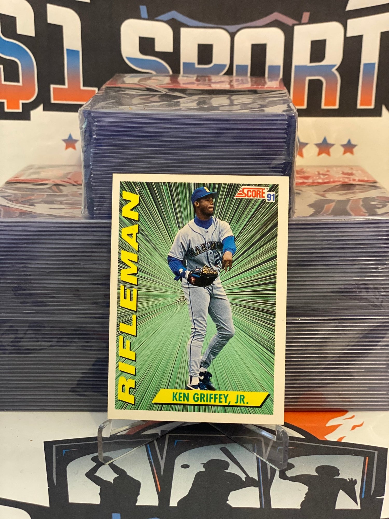 1991 Score (Rifleman) Ken Griffey Jr. #697