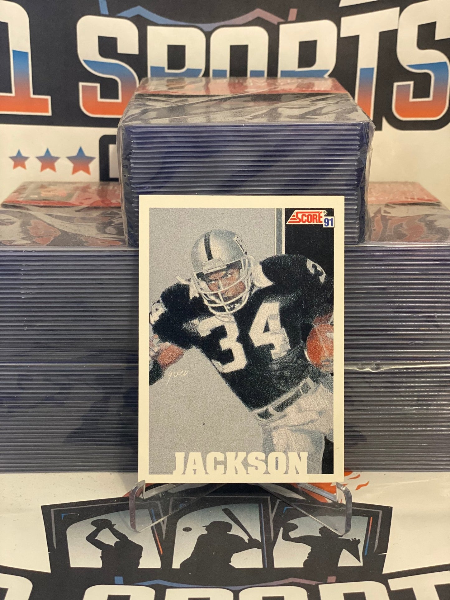 1991 Score (Team MVP) Bo Jackson #641