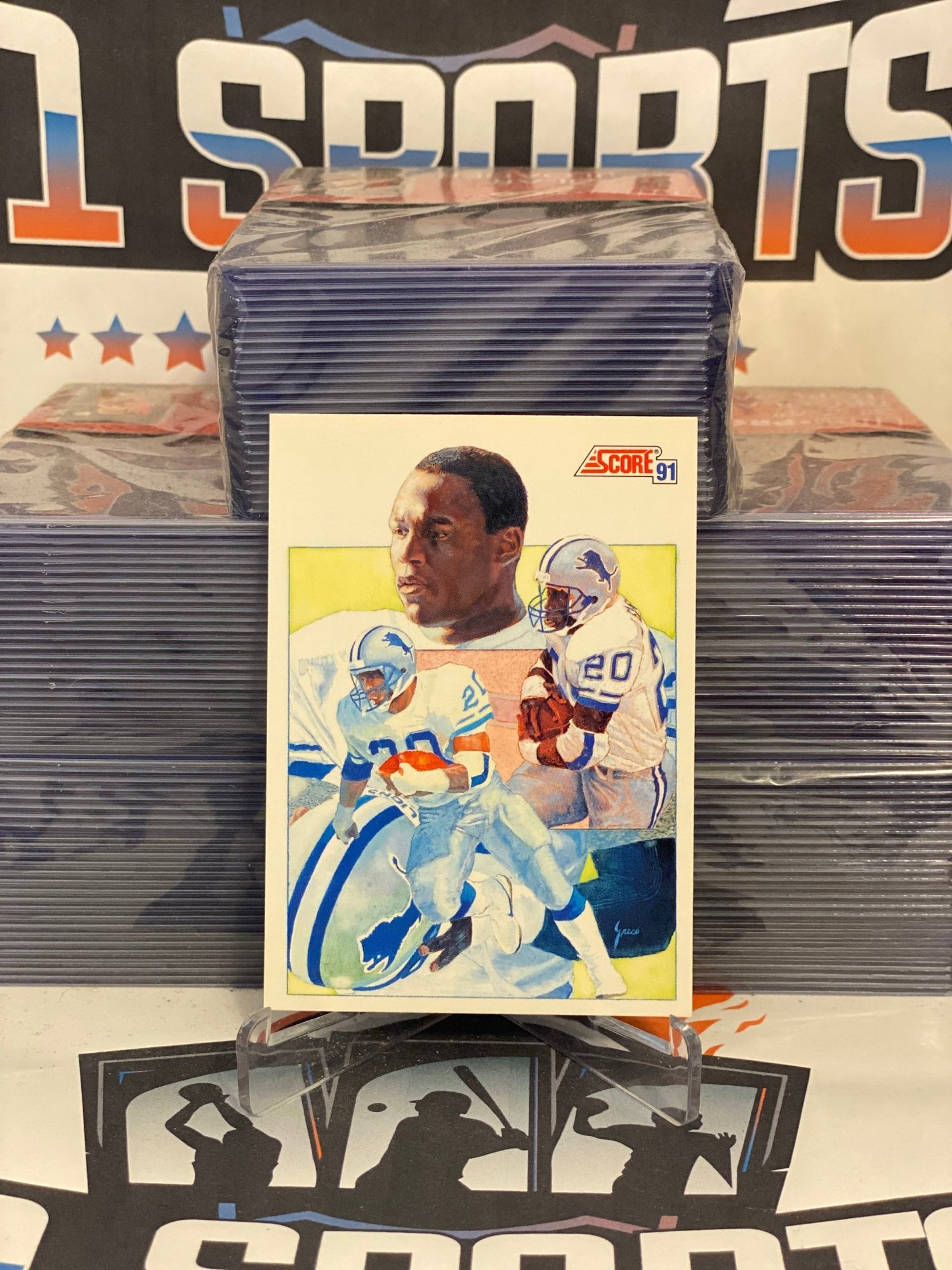 1991 Score (The Leader) Barry Sanders #663