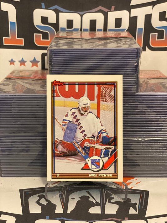 1991 Topps (2nd Year) Mike Richter #91