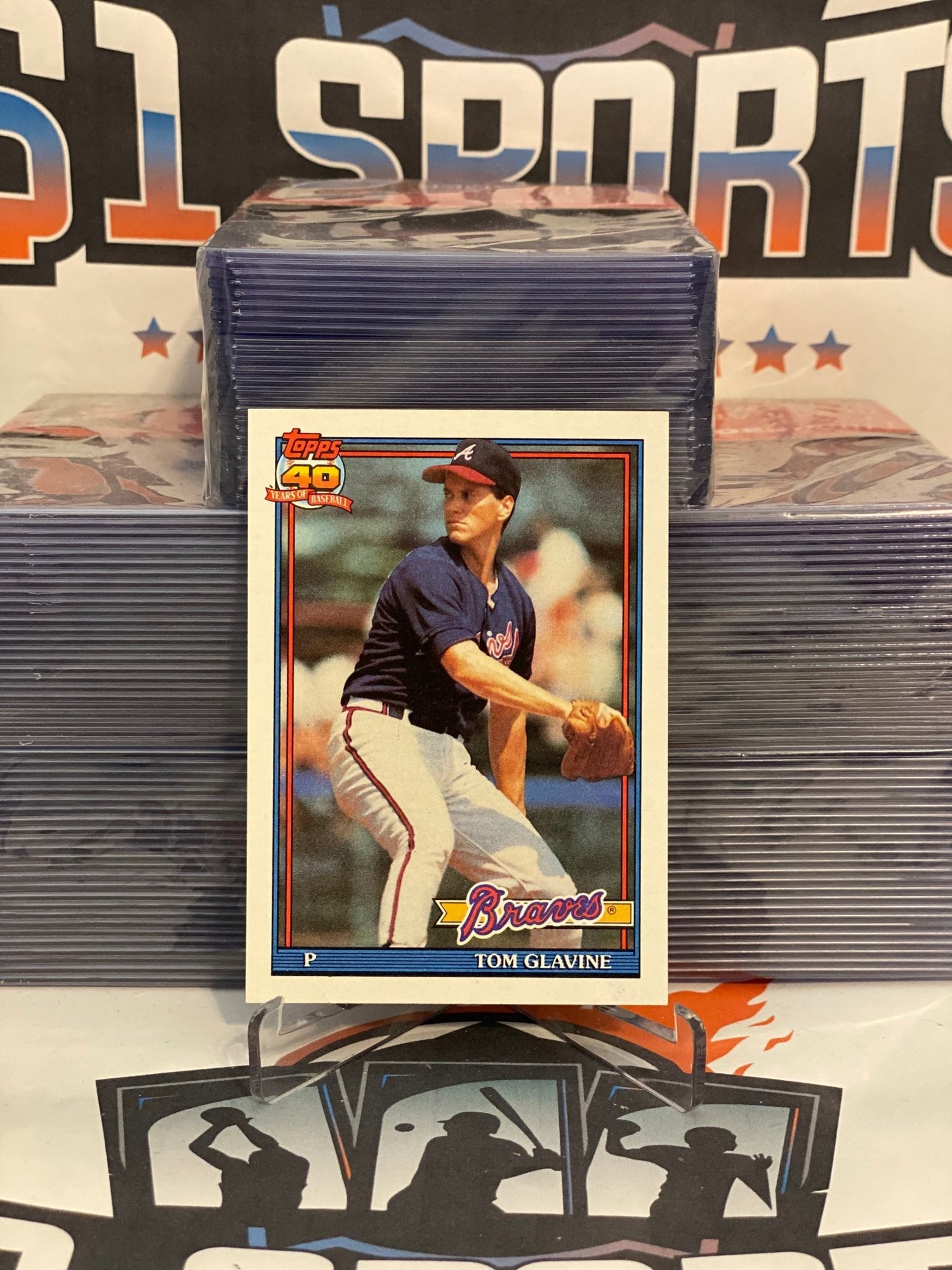 1991 Topps Tom Glavine #82