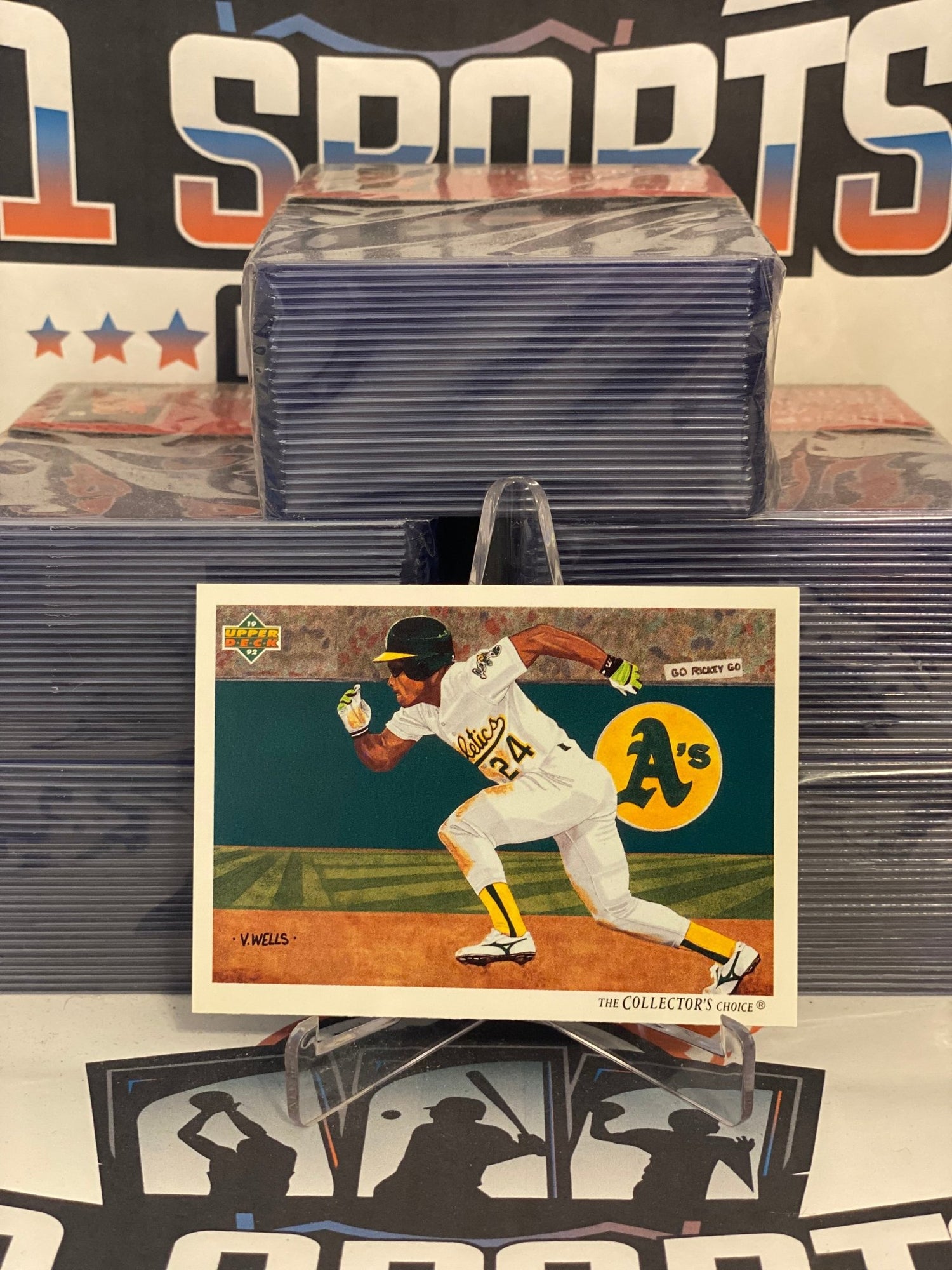 1991 Upper Deck (Athletics Checklist) Rickey Henderson #90