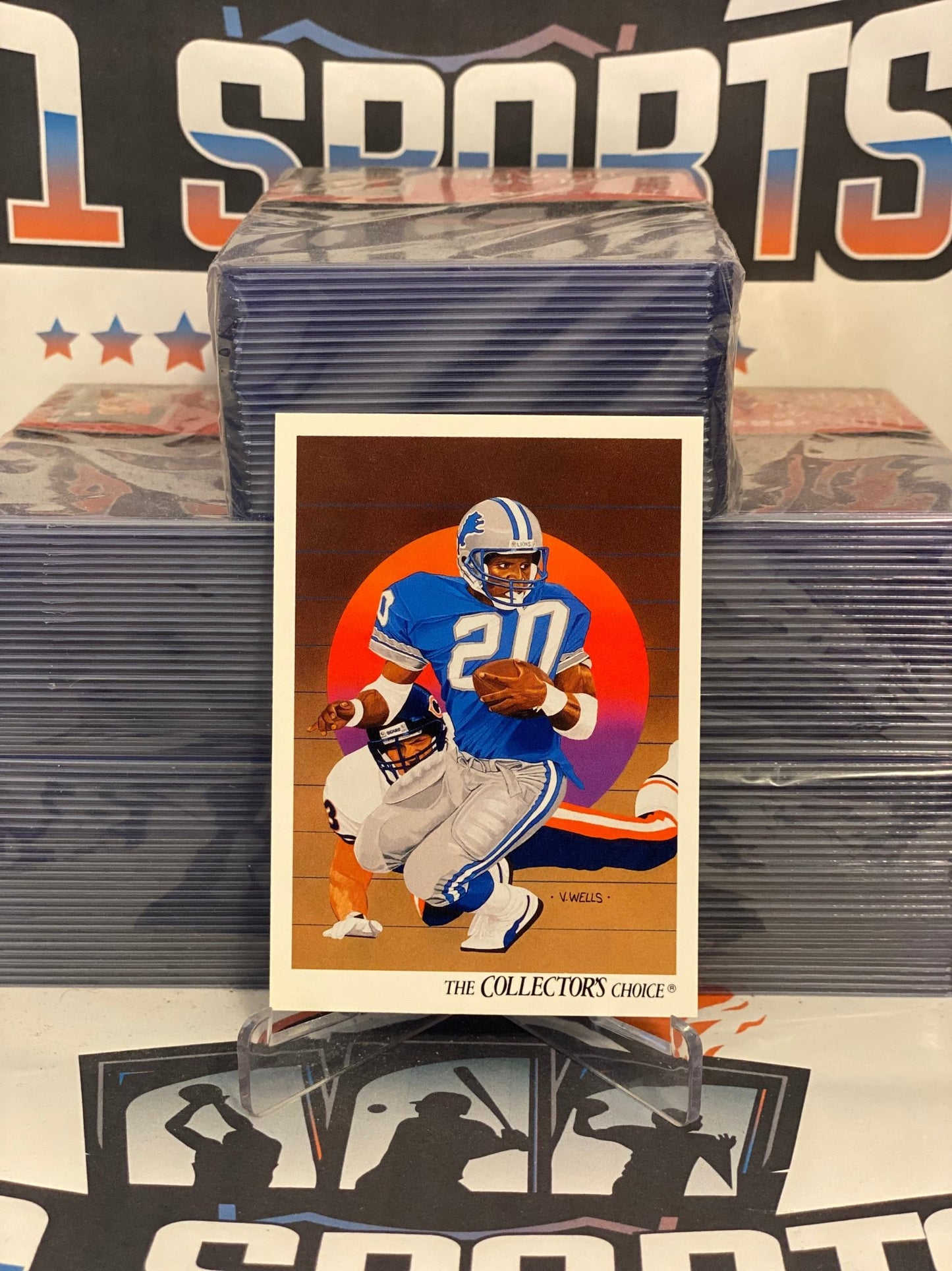 1991 Upper Deck (Lions Team Checklist) Barry Sanders #89