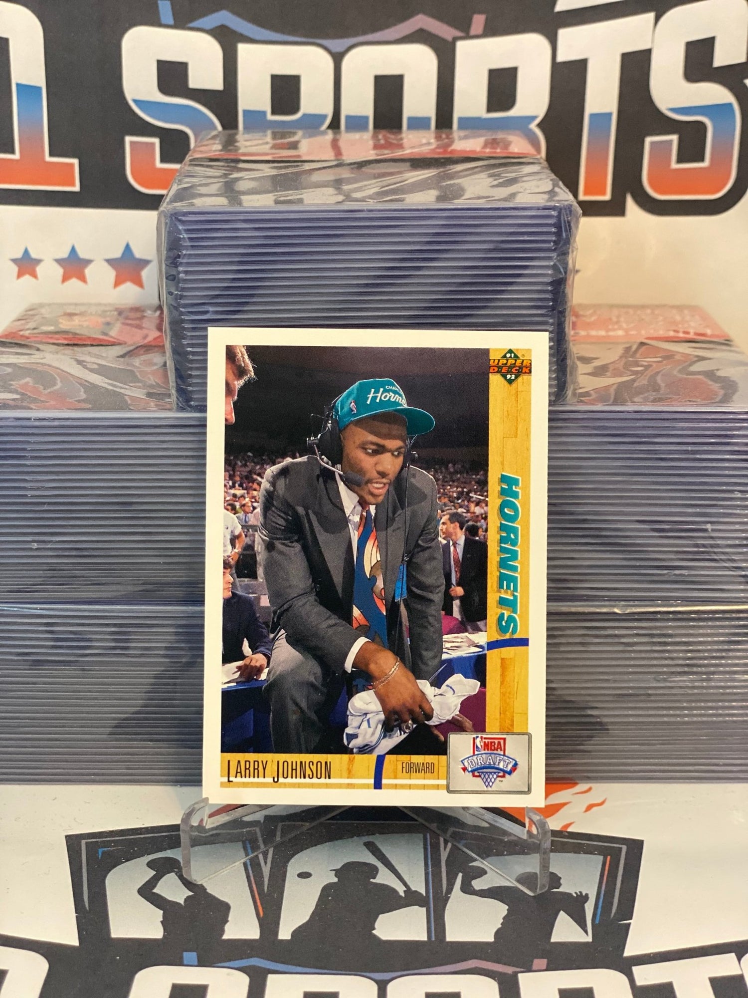 1991 Upper Deck (NBA Draft) Larry Johnson Rookie #2