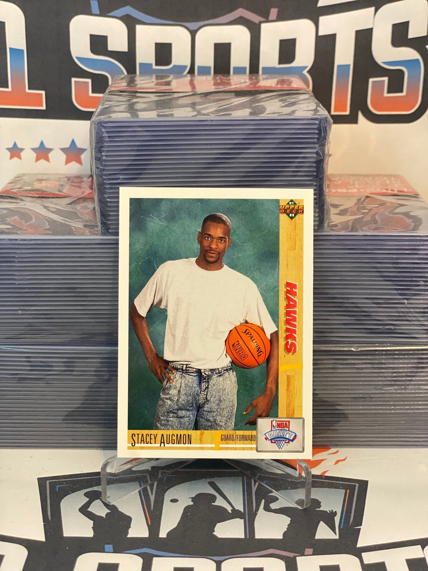 1991 Upper Deck (NBA Draft) Stacey Augmon Rookie #5