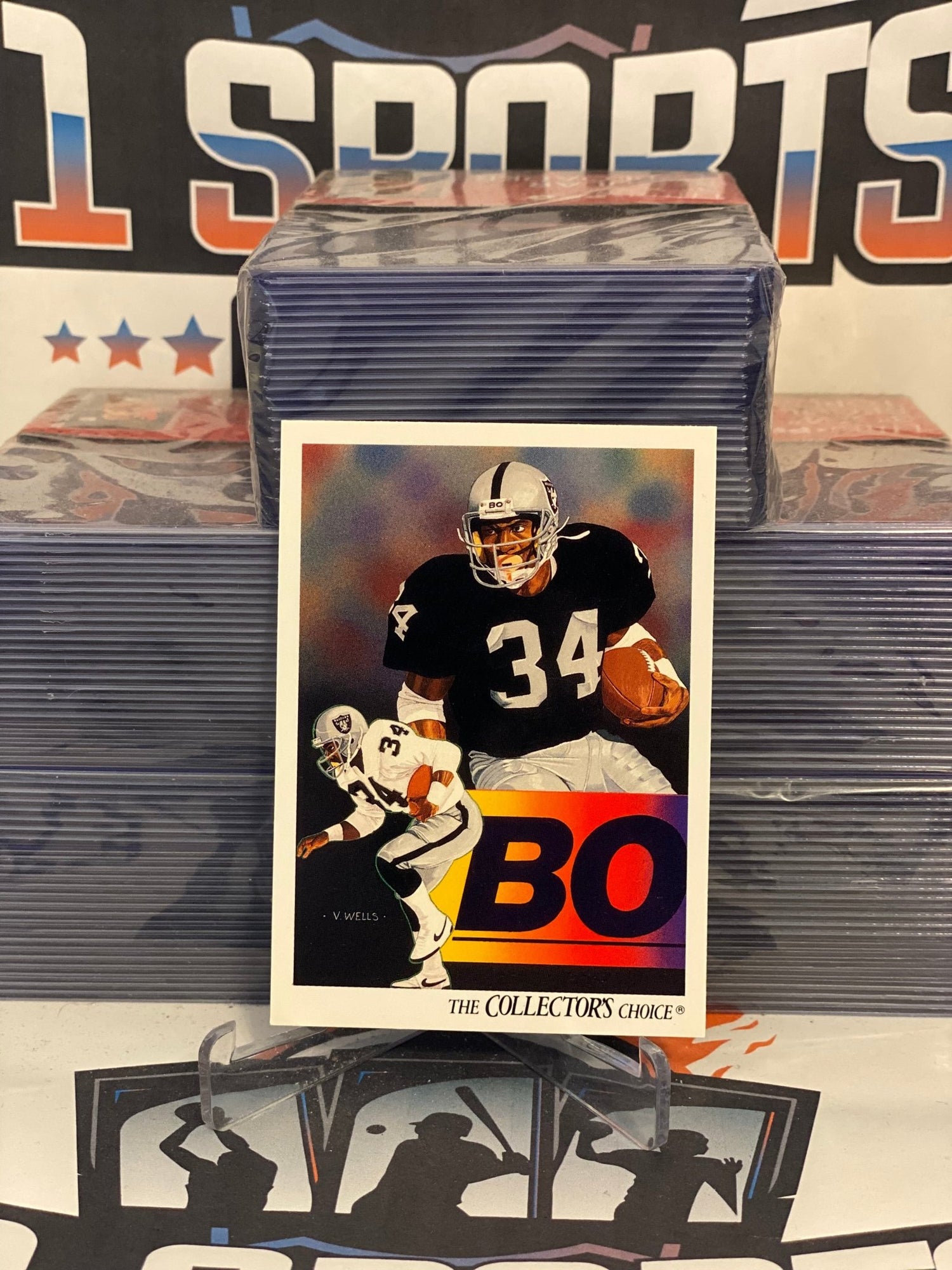 1991 Upper Deck (Raiders Checklist) Bo Jackson #93