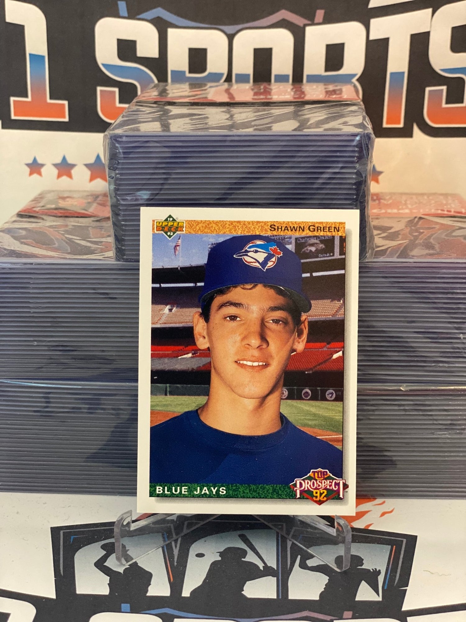 1991 Upper Deck (Top Prospect) Shawn Green Rookie #55