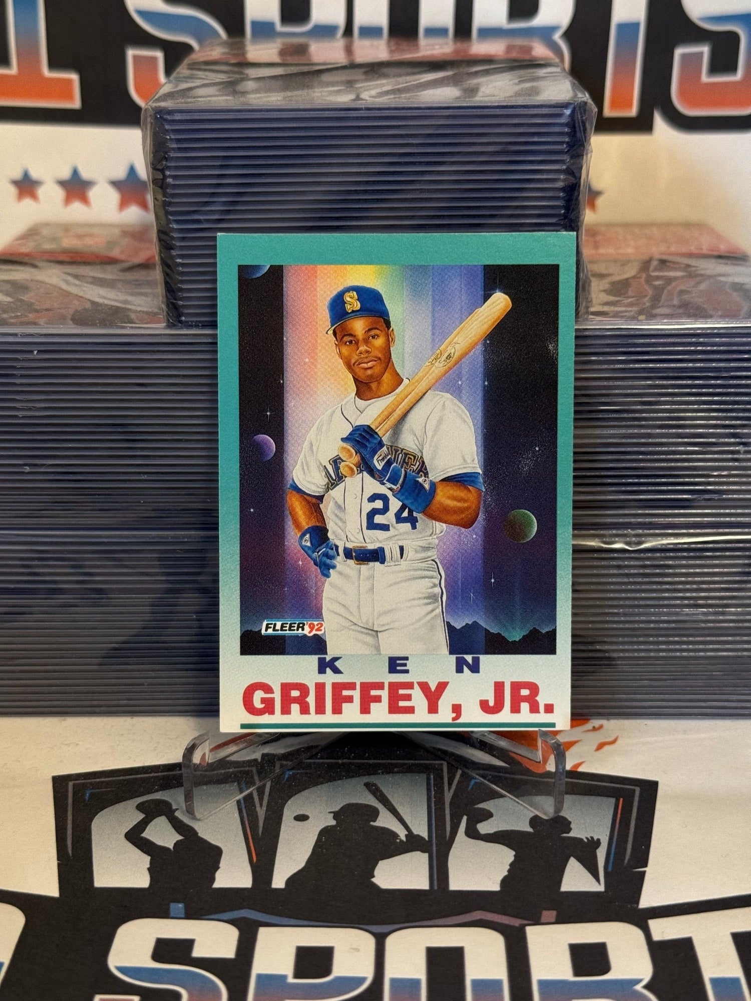 1992 Fleer (Pro-Vision) Ken Griffey Jr. #709