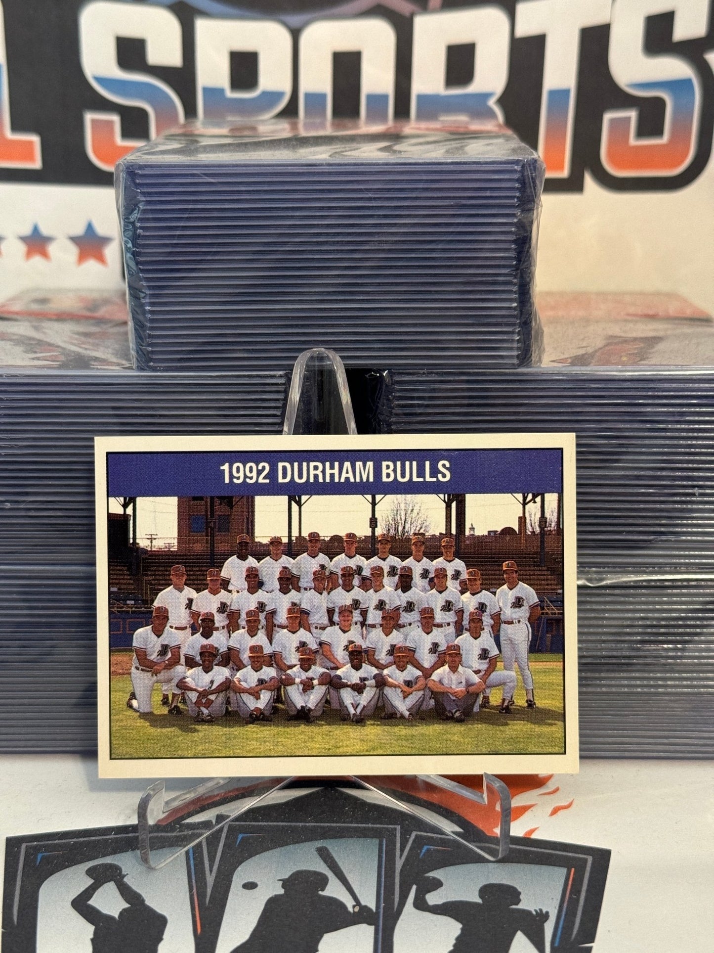 1992 Herald-Sun Newspapers (Durham Bulls Team Card) Chipper Jones #NNO